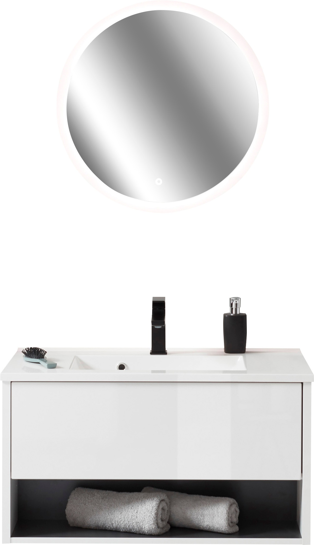 Home affaire Badmöbel-Set "Studio Line, Bad im modernen Design, 2-teiliges günstig online kaufen