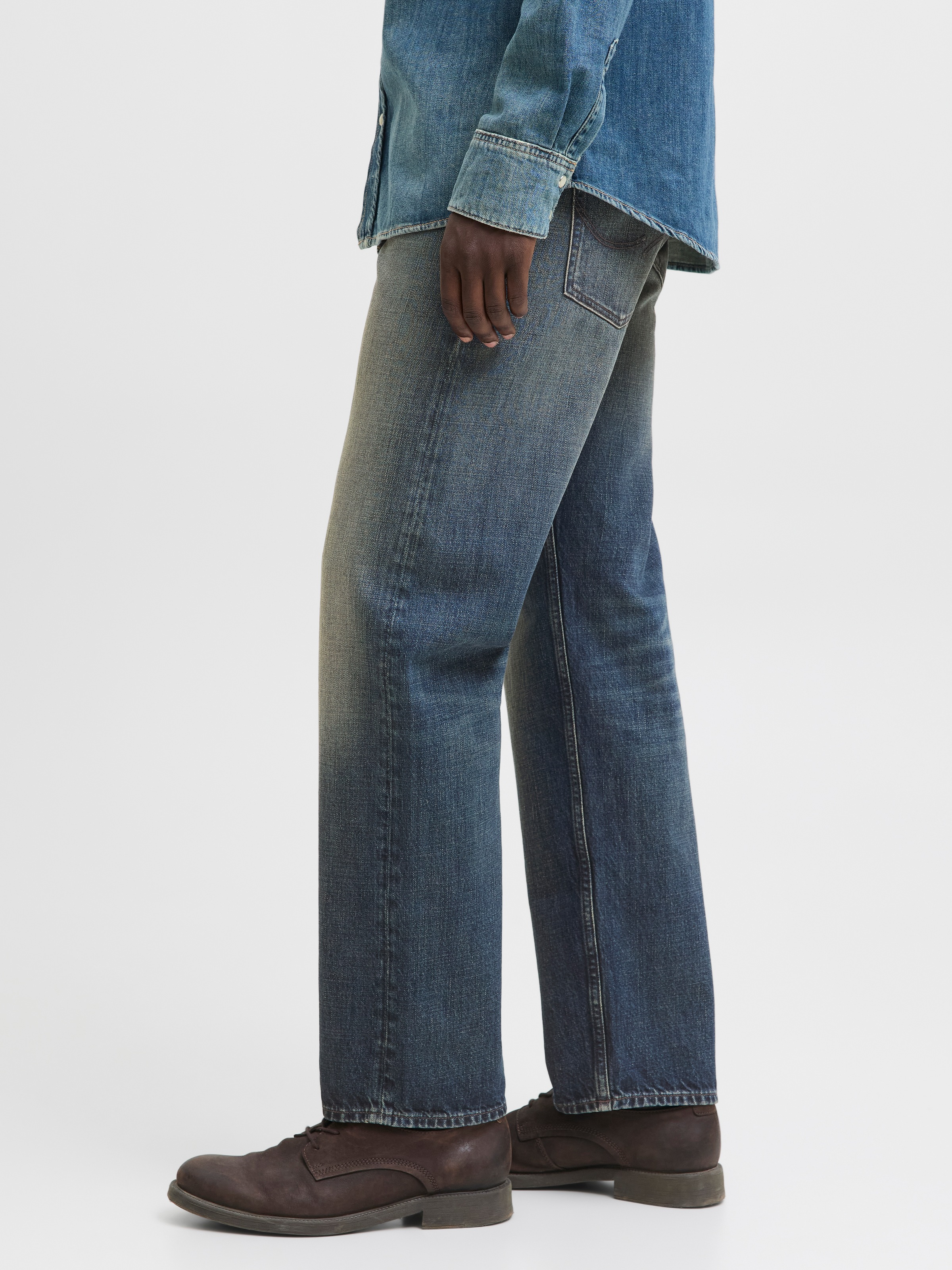 Jack & Jones Loose-fit-Jeans "JJICHRIS JJORIGINAL SBD 921 SN", mit Gürtelsc günstig online kaufen