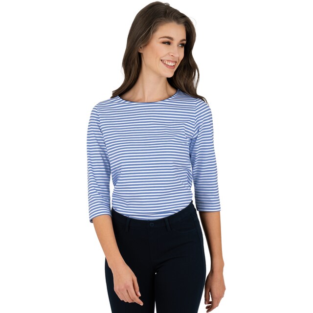 Trigema Longsleeve »TRIGEMA Shirt aus 100% Baumwolle mit 3/4-Arm« für  bestellen | BAUR