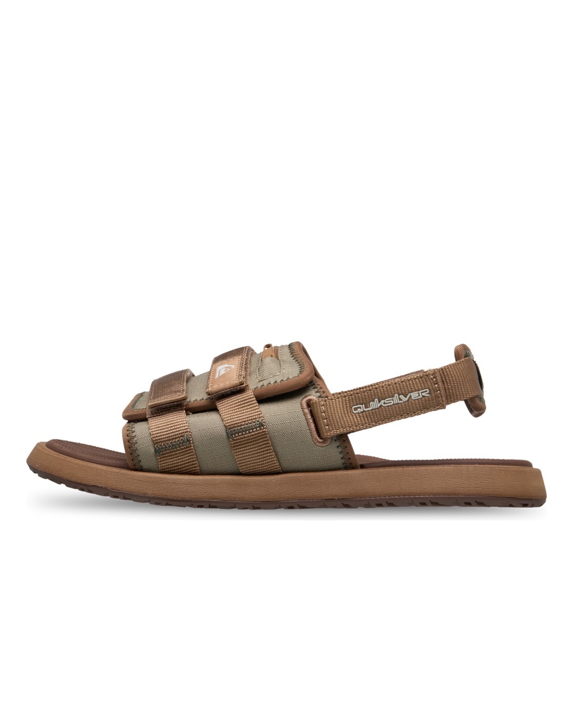 Sandale QUIKSILVER "Monkey Caged", Herren, Gr. 13(46), seneca rock, Obermaterial:Obermaterial: Textil / Außensohle: Gummi;, Schuhe Sandale 3