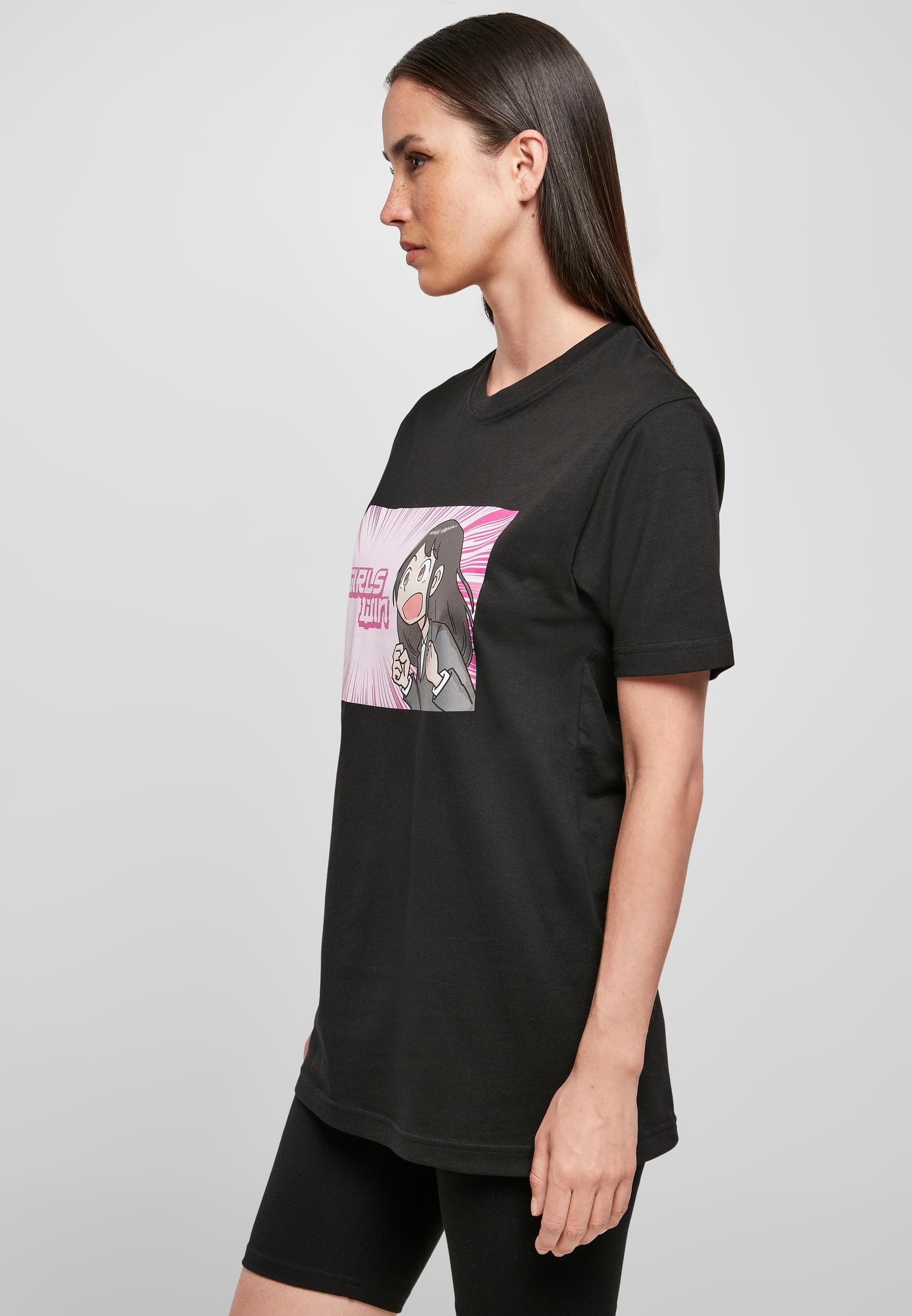 MisterTee Kurzarmshirt »MisterTee Damen Ladies Girls Win Tee«, (1 tlg.)