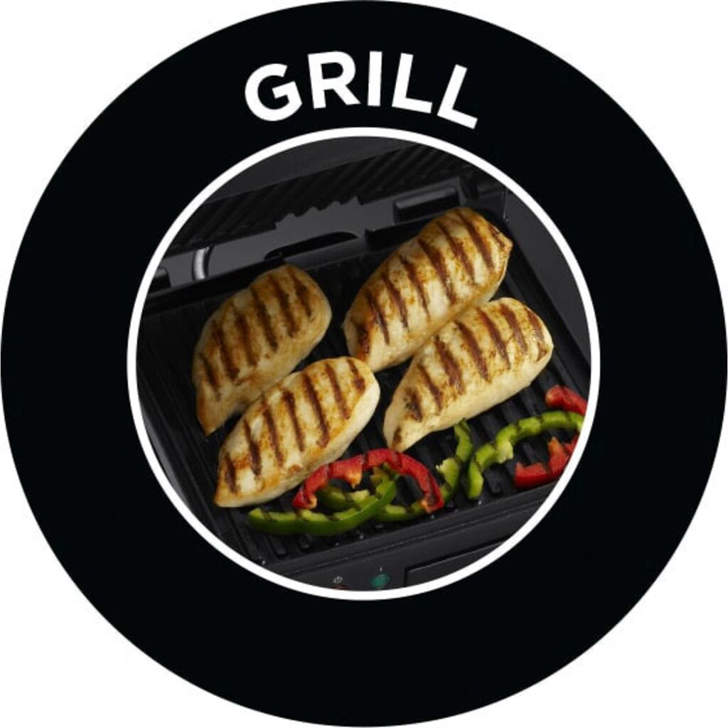 RUSSELL HOBBS Kontaktgrill »Paninigrill Cook at Home 3in1 17888-56«, 1800 W, 1.800 Watt, aufklappbar