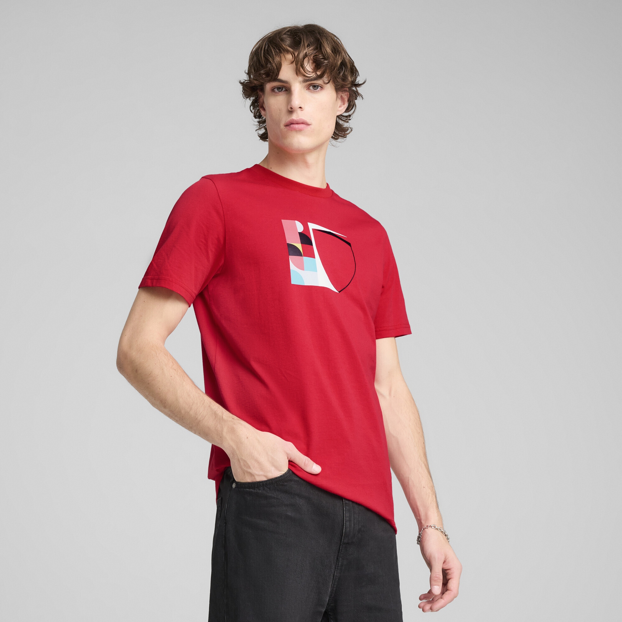 PUMA T-Shirt »Scuderia Ferrari HP Race Big Shield T-Shirt Herren«