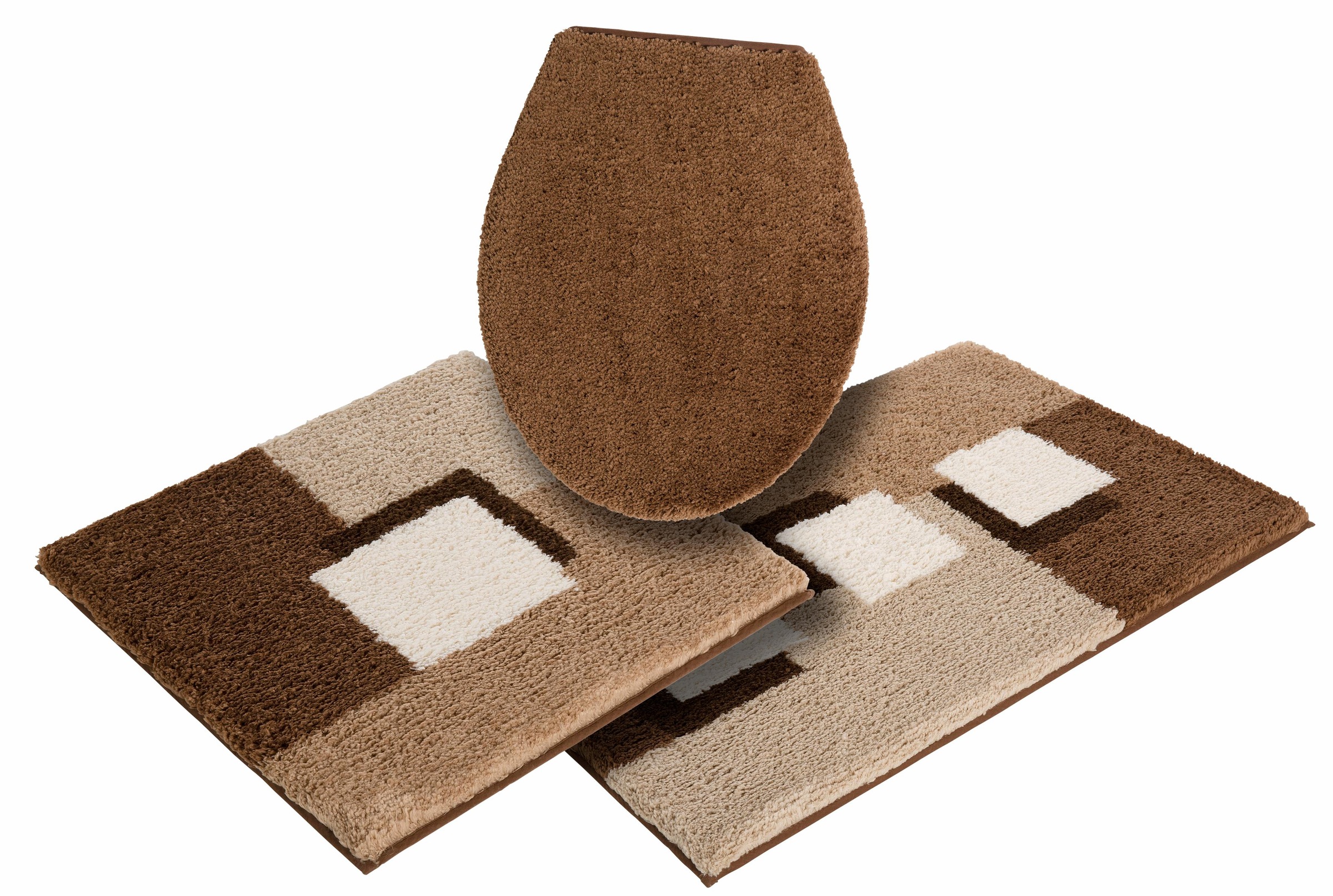 my home Badematte "Ada, Badvorleger, Badezimmer Teppich" Höhe 21 mm rutschh günstig online kaufen