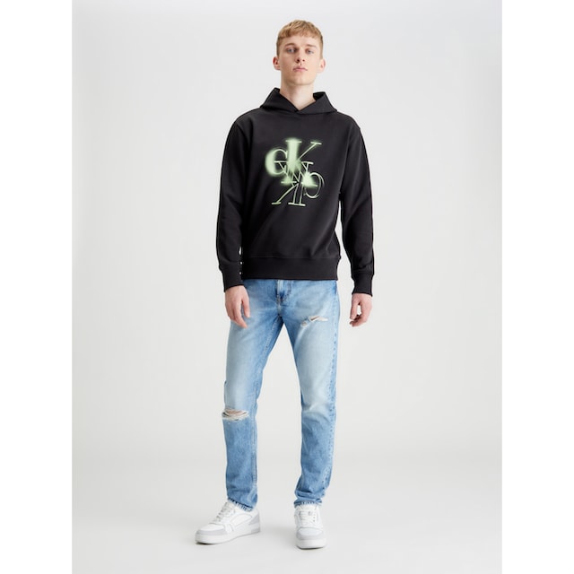 Calvin Klein Jeans Kapuzensweatshirt »MIRRORED CK LOGO HOODIE« ▷ bestellen  | BAUR
