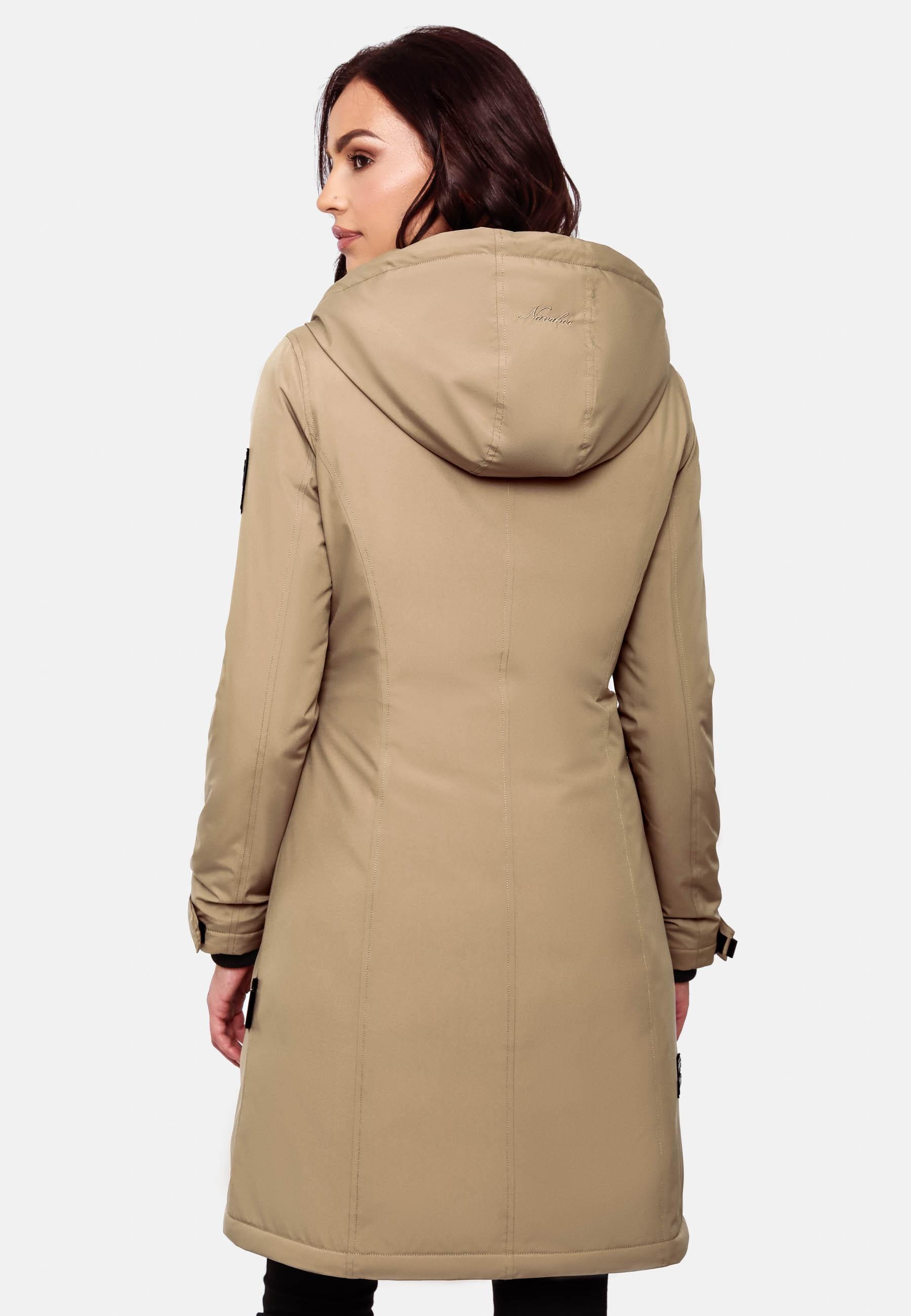 Navahoo Wintermantel »Letiziaa«, sportlicher Winterparka mit gefütterter Kapuze