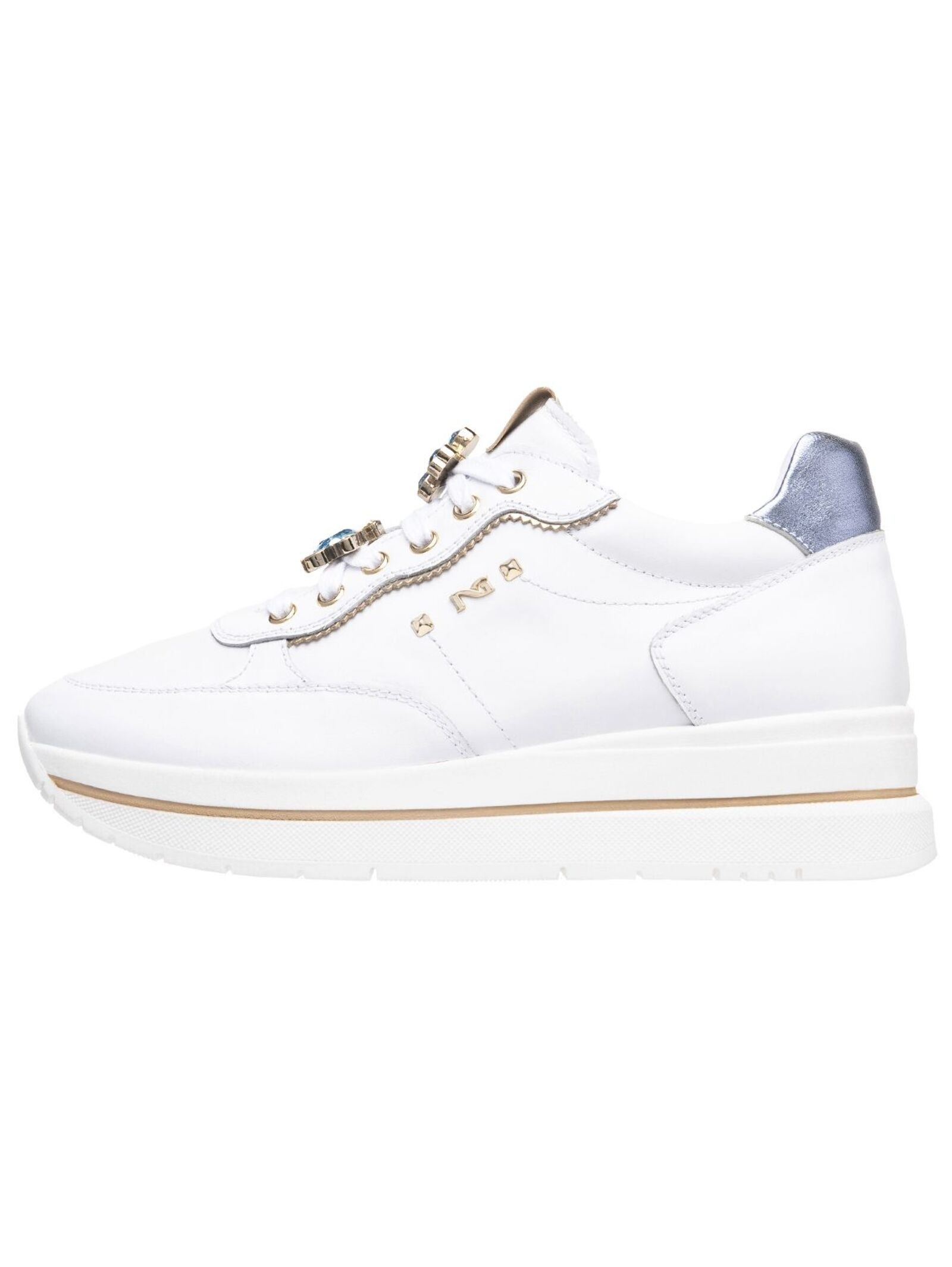 Nero Giardini Plateausneaker "Nero Giardini Sneaker Lederimitat/Nylon" günstig online kaufen