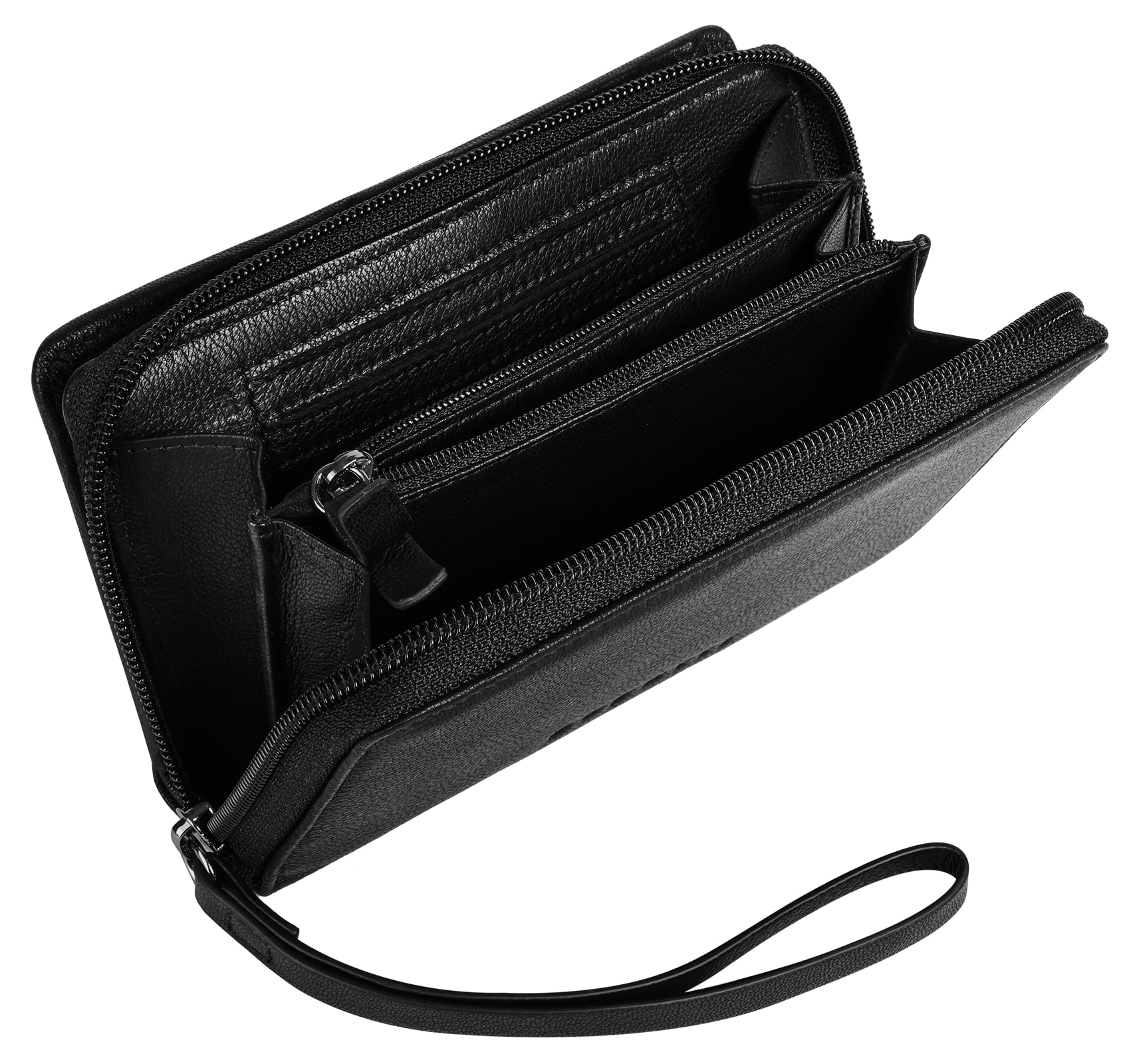 bugatti Geldbörse »BLACK MAGIC« echt Leder