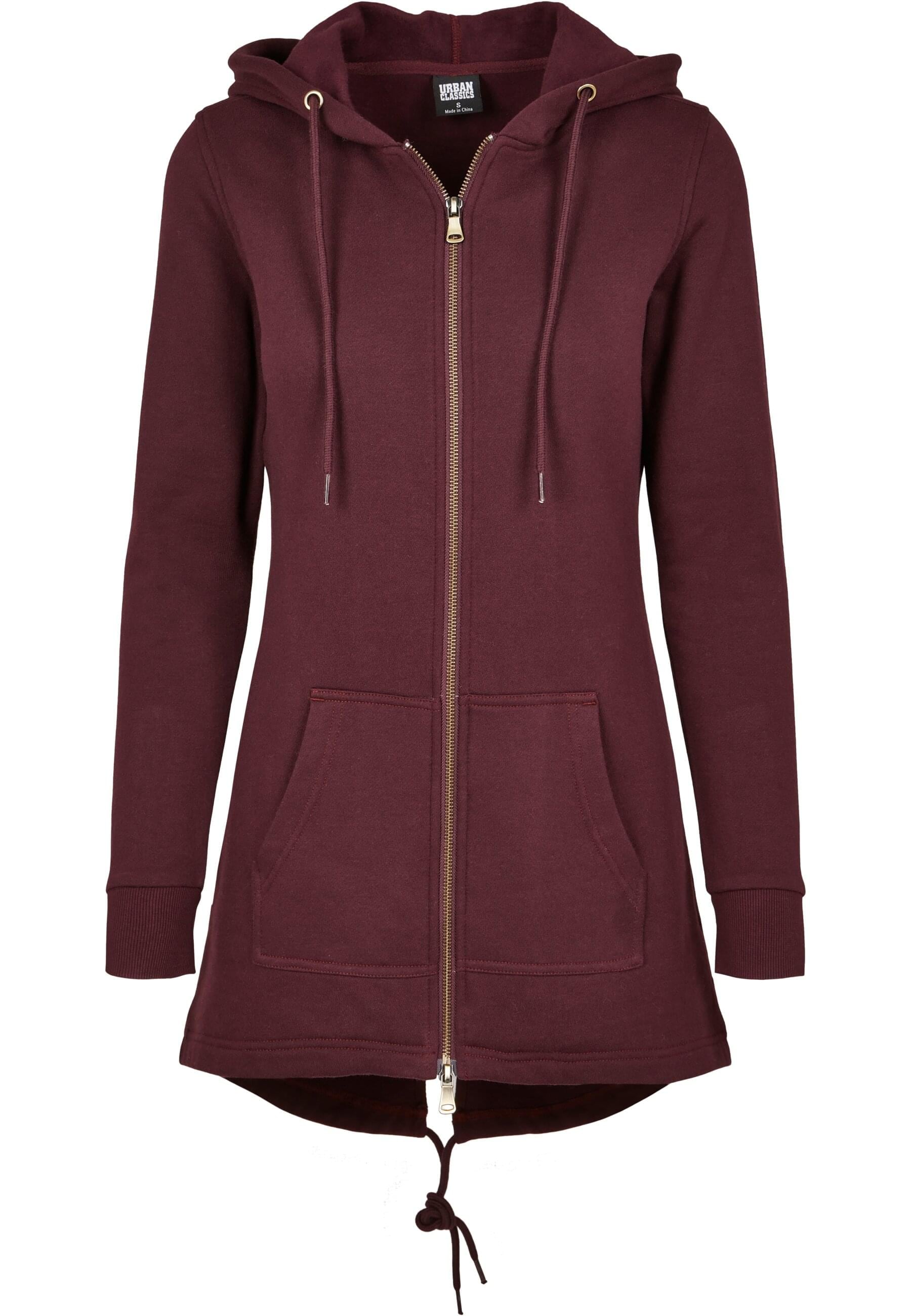URBAN CLASSICS Sweatjacke "Urban Classics Damen Ladies Sweat" 1 Stk. tlg. günstig online kaufen