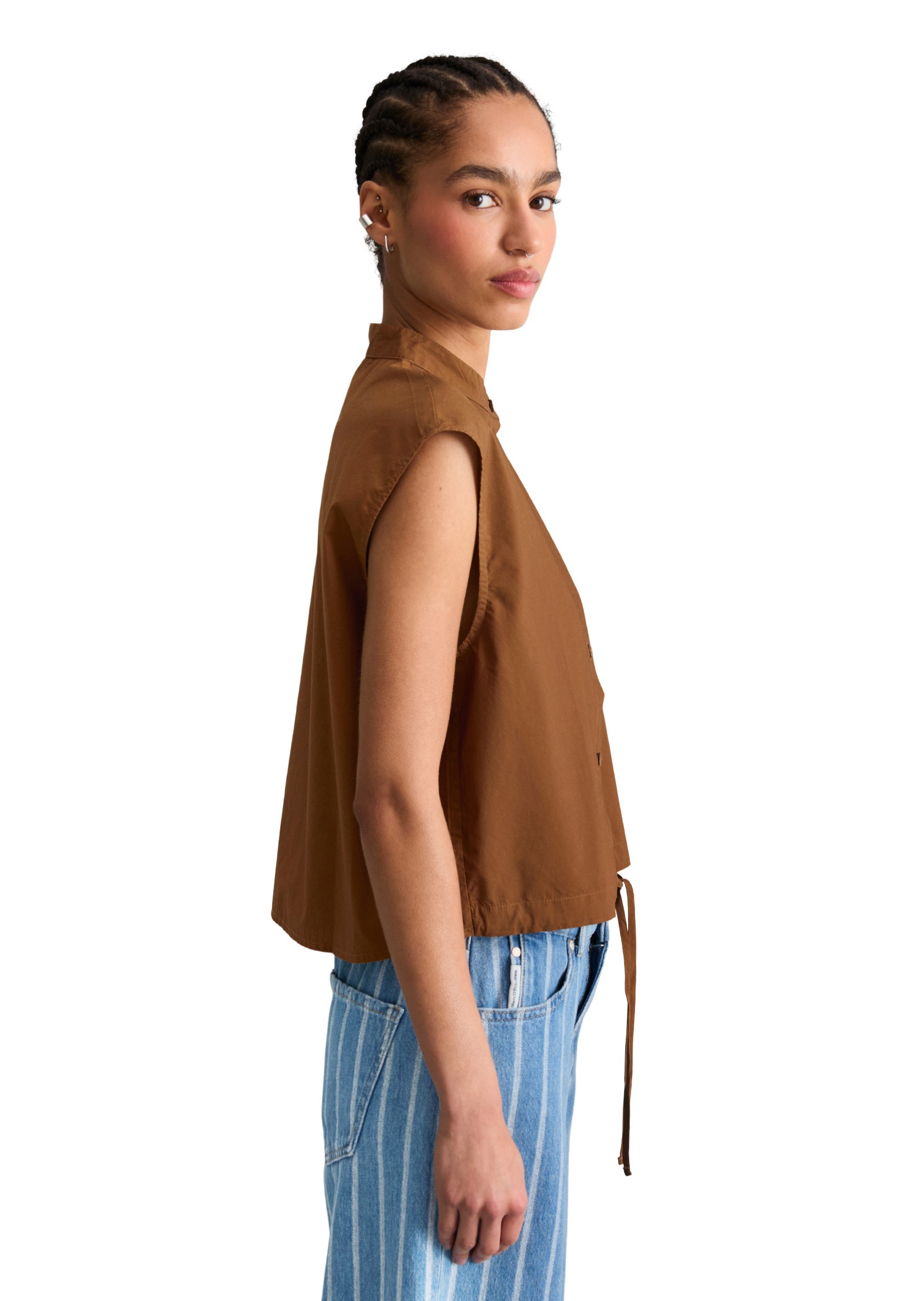 Marc O'Polo DENIM Blusentop »aus Papertouch-Popeline«