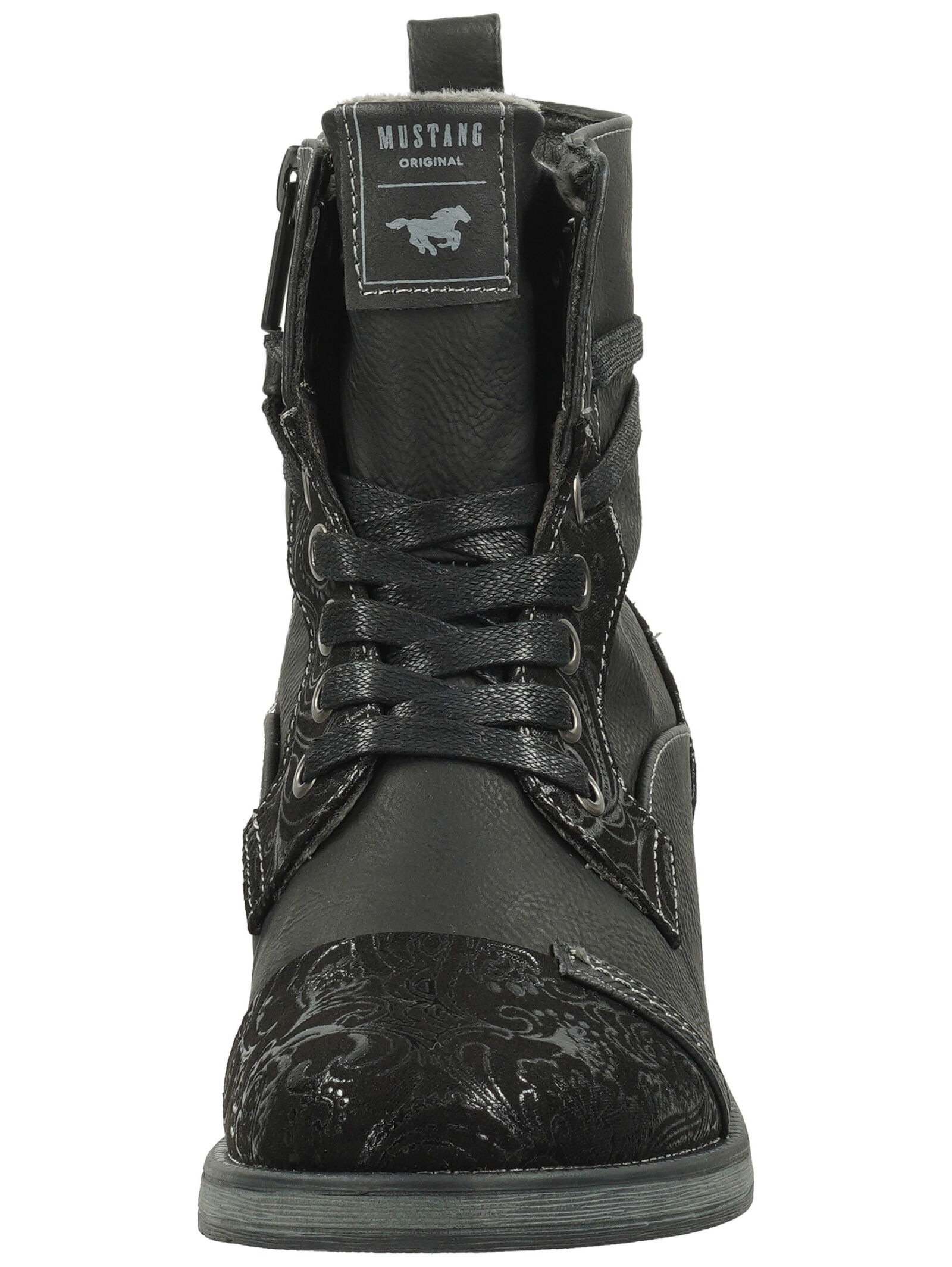 Mustang Shoes Schnürstiefelette »Mustang Shoes Stiefelette Lederimitat«