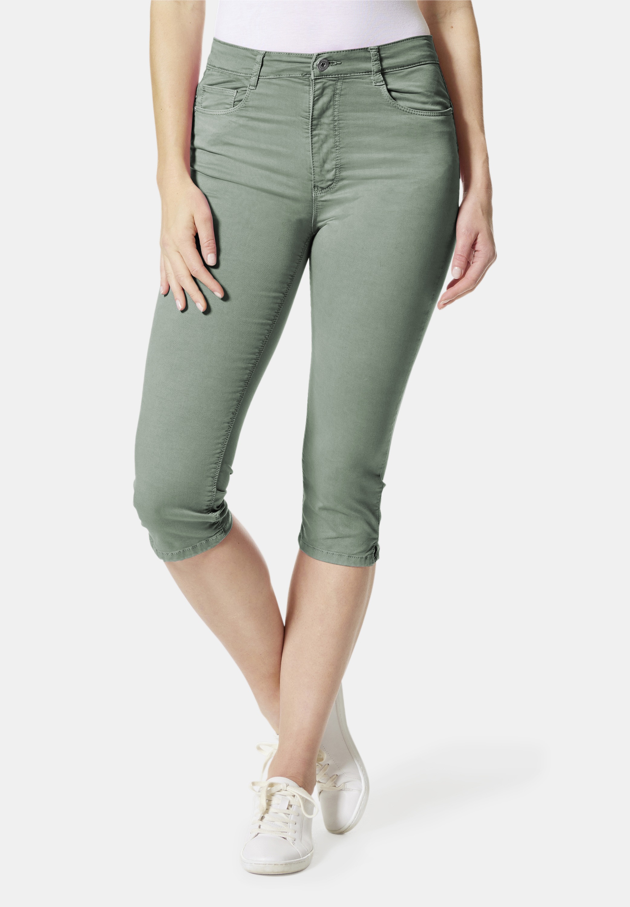 STOOKER WOMEN 5-Pocket-Jeans "Capri Colour Skinny Fit Jeans" Skinny Fit Cas günstig online kaufen