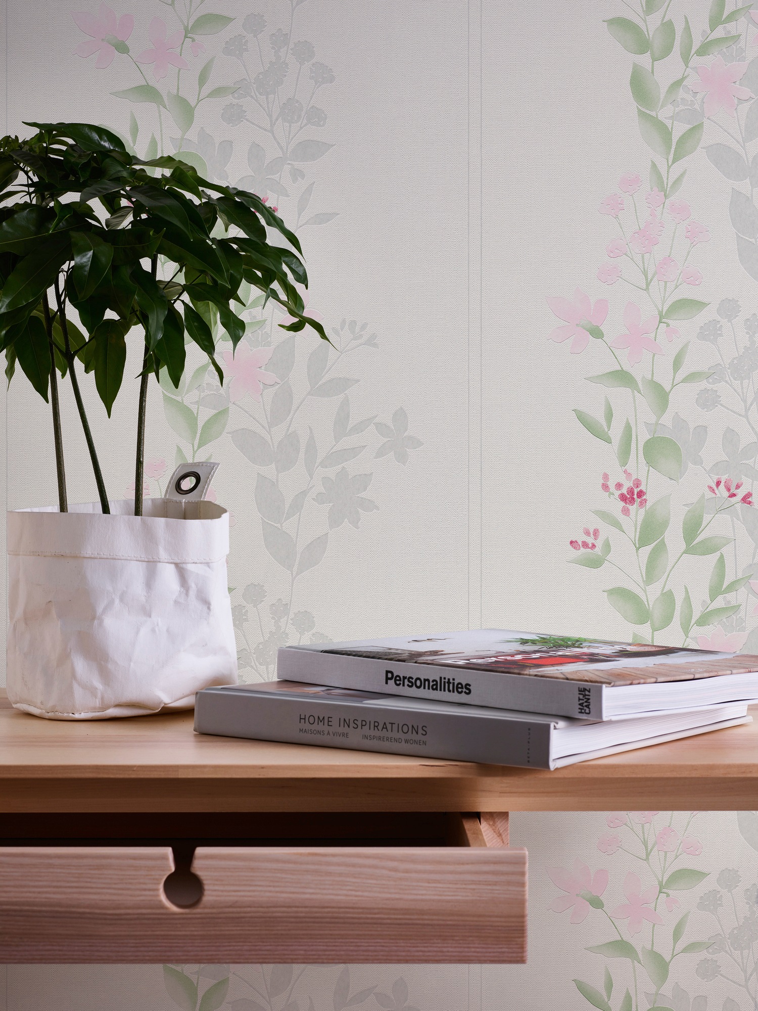 A.S. Création Vliestapete »Blooming floral«, floral-botanisch-Wald, Tapete Blumen Tapeten Wohnzimmer Schlafzimmer Küche modern Design Büro
