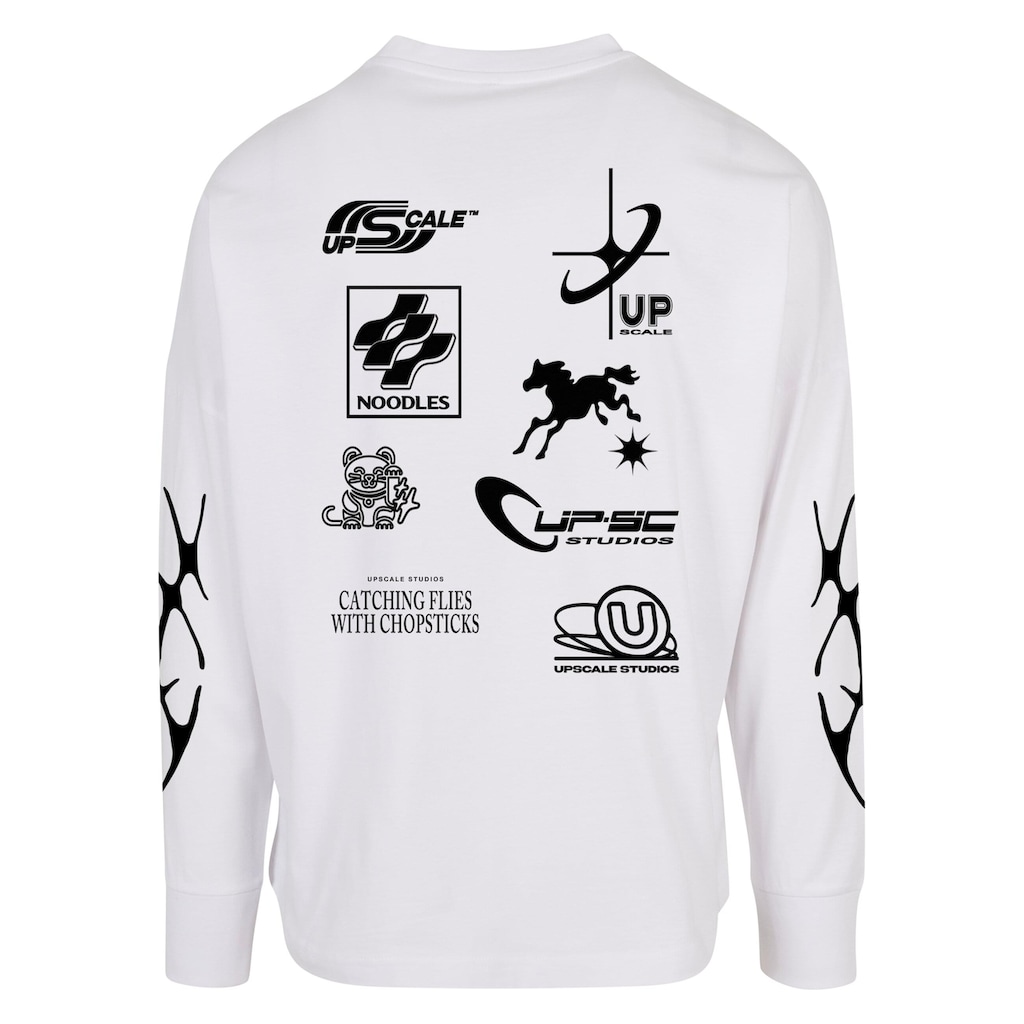 Upscale by Mister Tee Rundhalspullover »Upscale by Mister Tee Herren Collection cut on Longsleeve«, (1 tlg.)