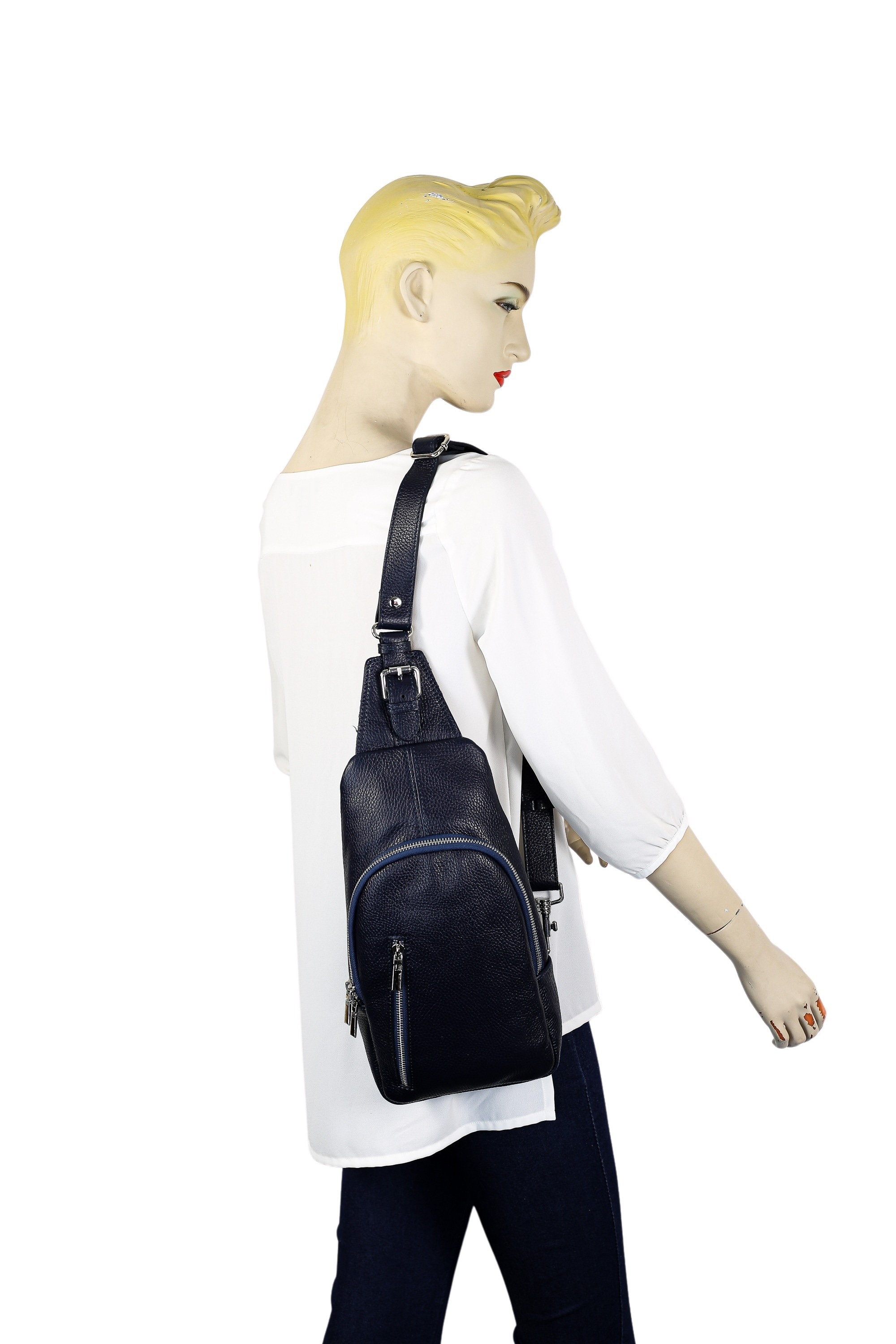 COLLEZIONE ALESSANDRO Umhängetasche »Betty«, echtes Leder, viele Fächer