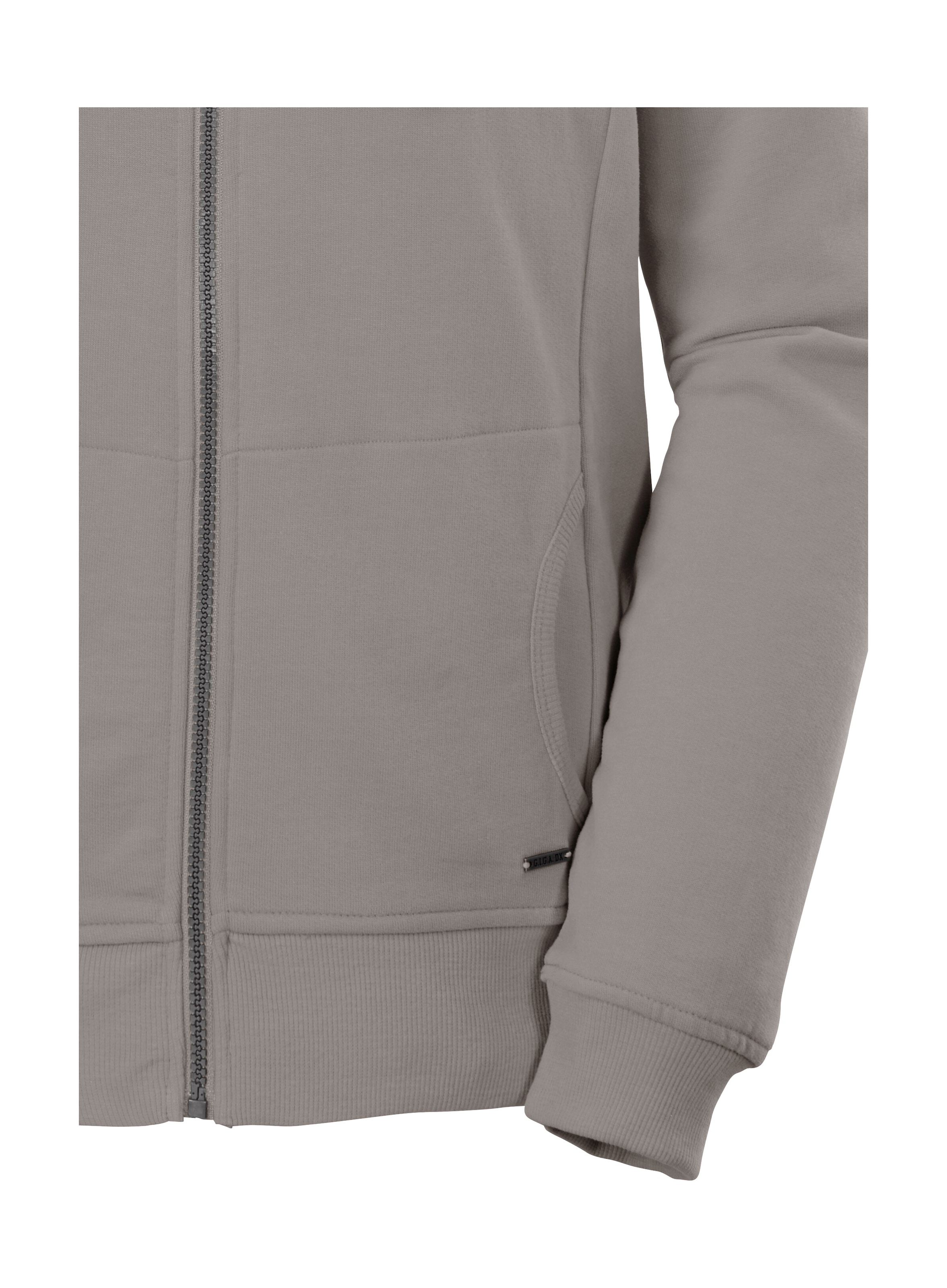 G.I.G.A. DX by killtec Sweatjacke »GS 26 WMN SWT JCKT GOTS« GOTS Bio-Baumwolle, Carbon-Finish, Kapuze, elastische Bündchen