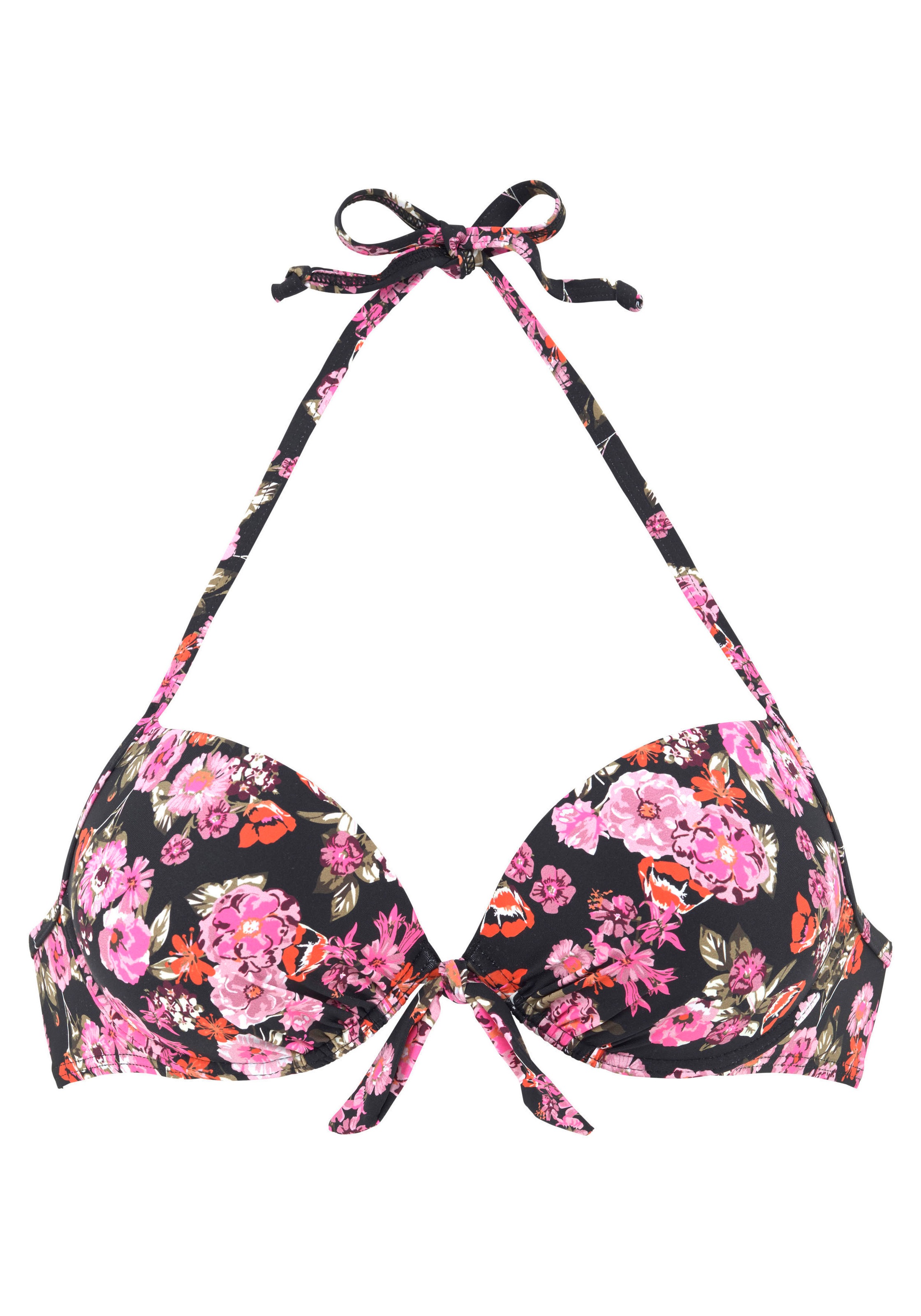Lascana Push Up Bikini Top Blumli Online Bestellen Baur