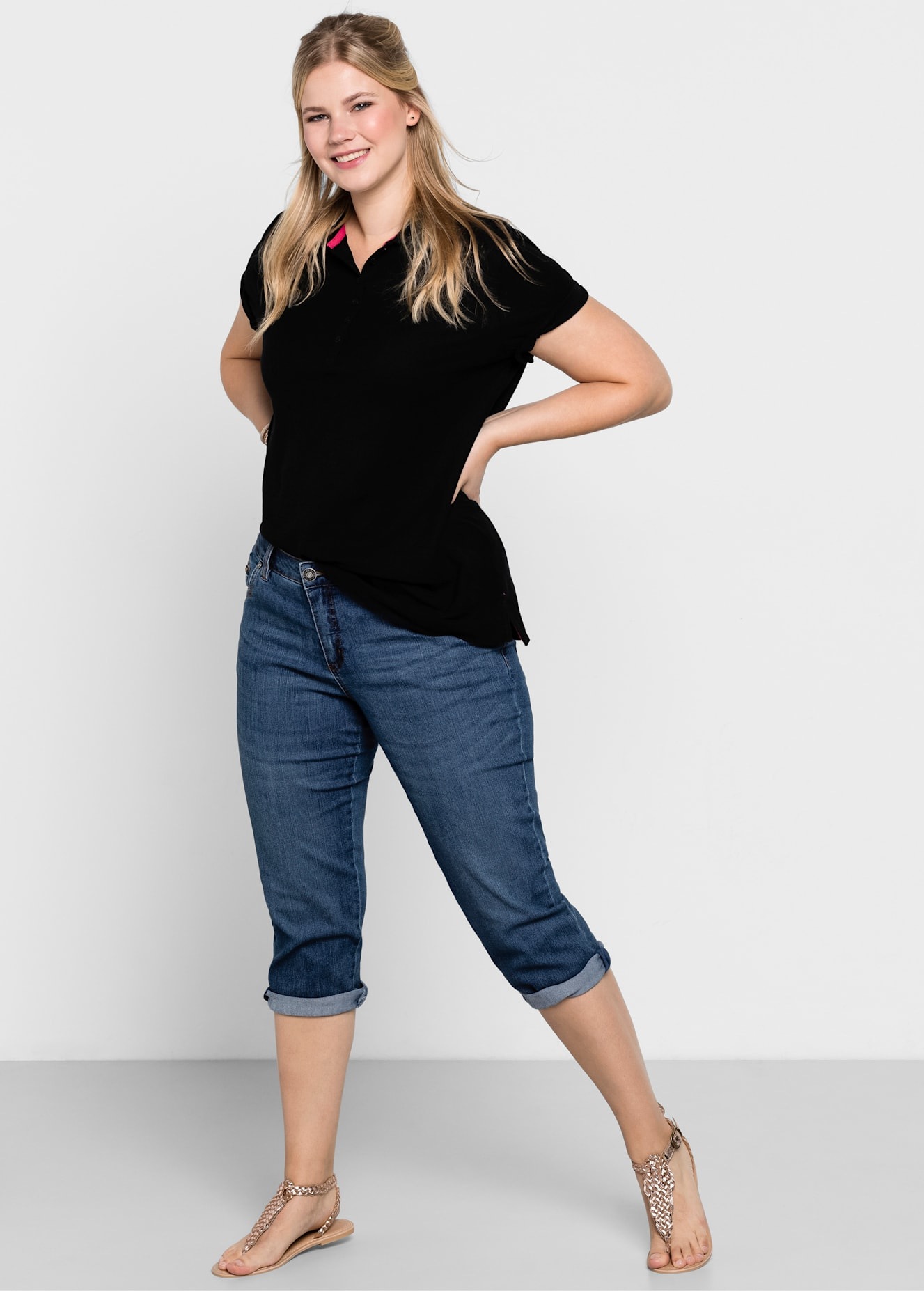 Sheego 5-Pocket-Jeans 1 Stk. günstig online kaufen