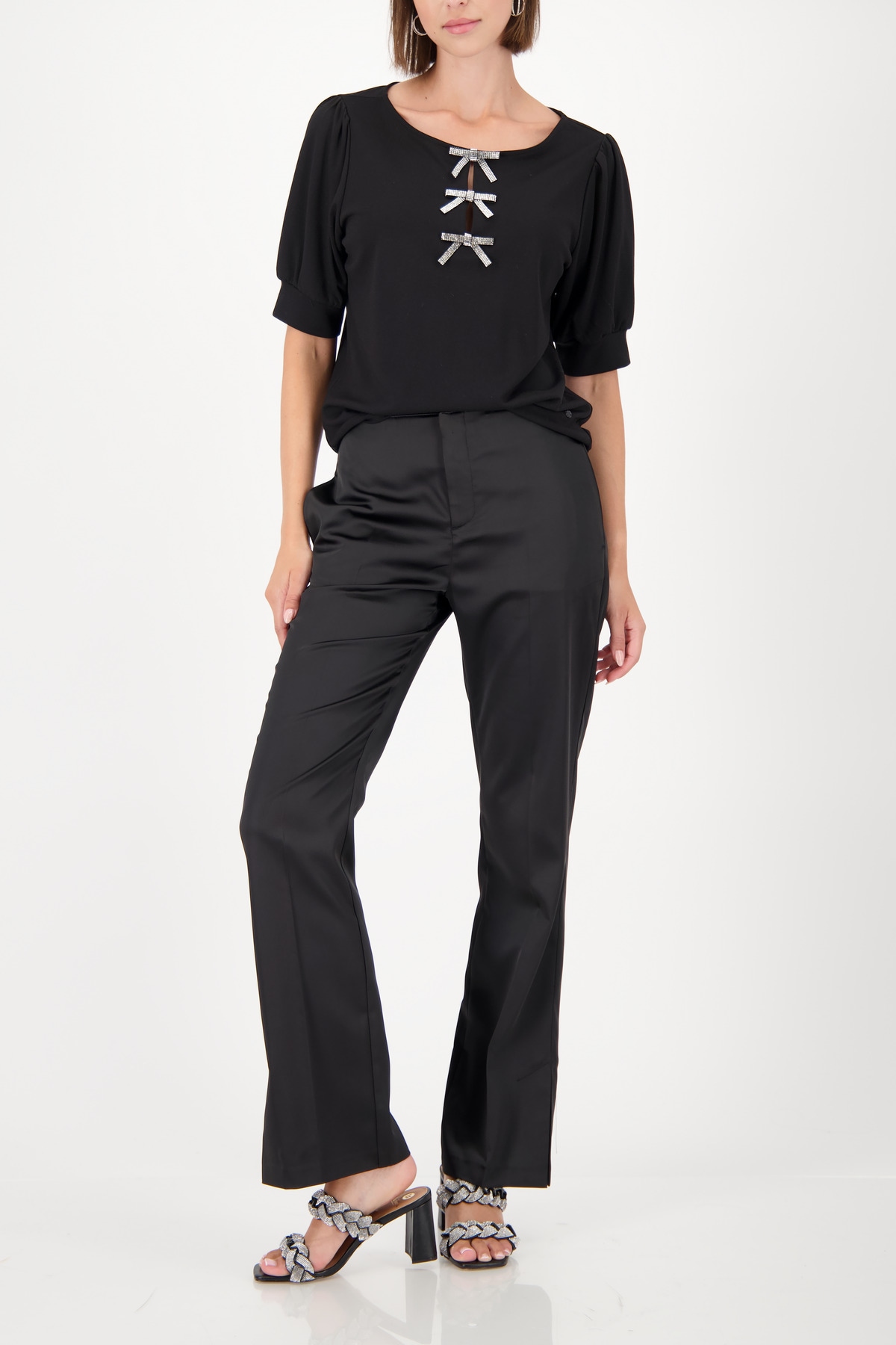 Monari Sweatshirt »Sweatshirt Schleifen«
