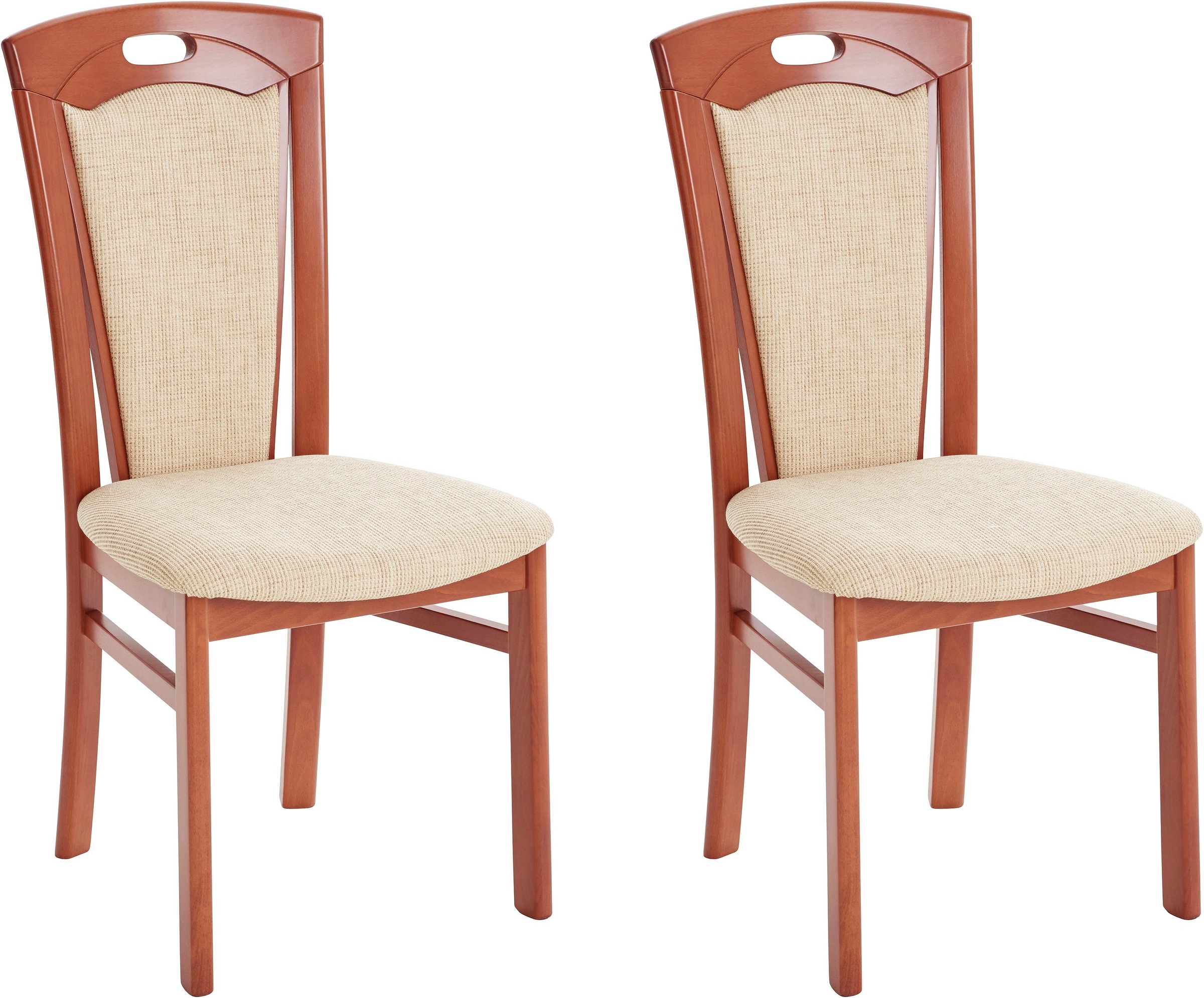 Home affaire Esszimmerstuhl "FERDI Made in Italy, Massivholz" (Set) 2 Stk. günstig online kaufen