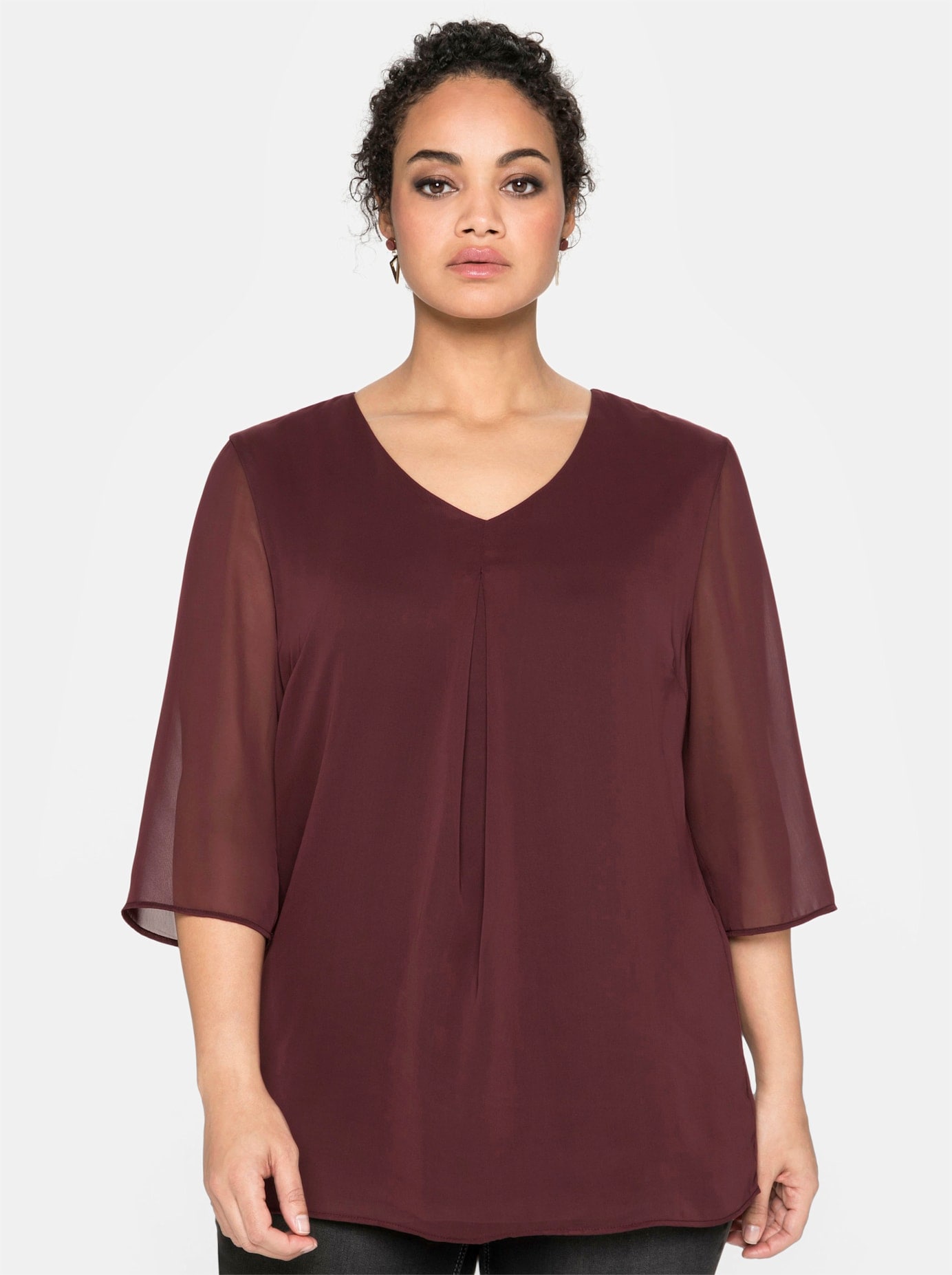 Sheego Chiffonbluse günstig online kaufen