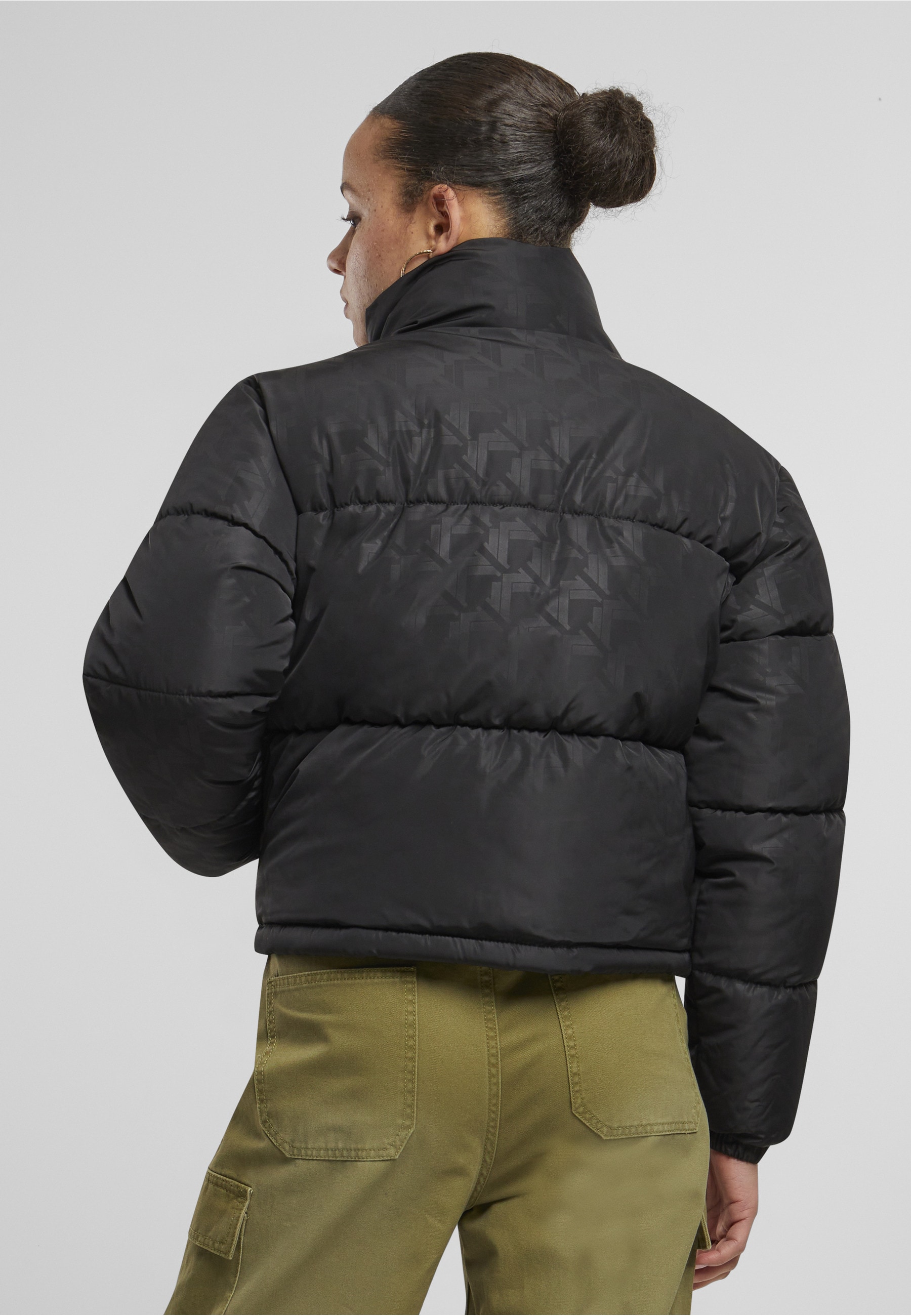 Karl Kani Winterjacke »Karl Kani Karl Kani OG AOP Crop Puffer Jacket« 1 Stk. tlg. ohne Kapuze