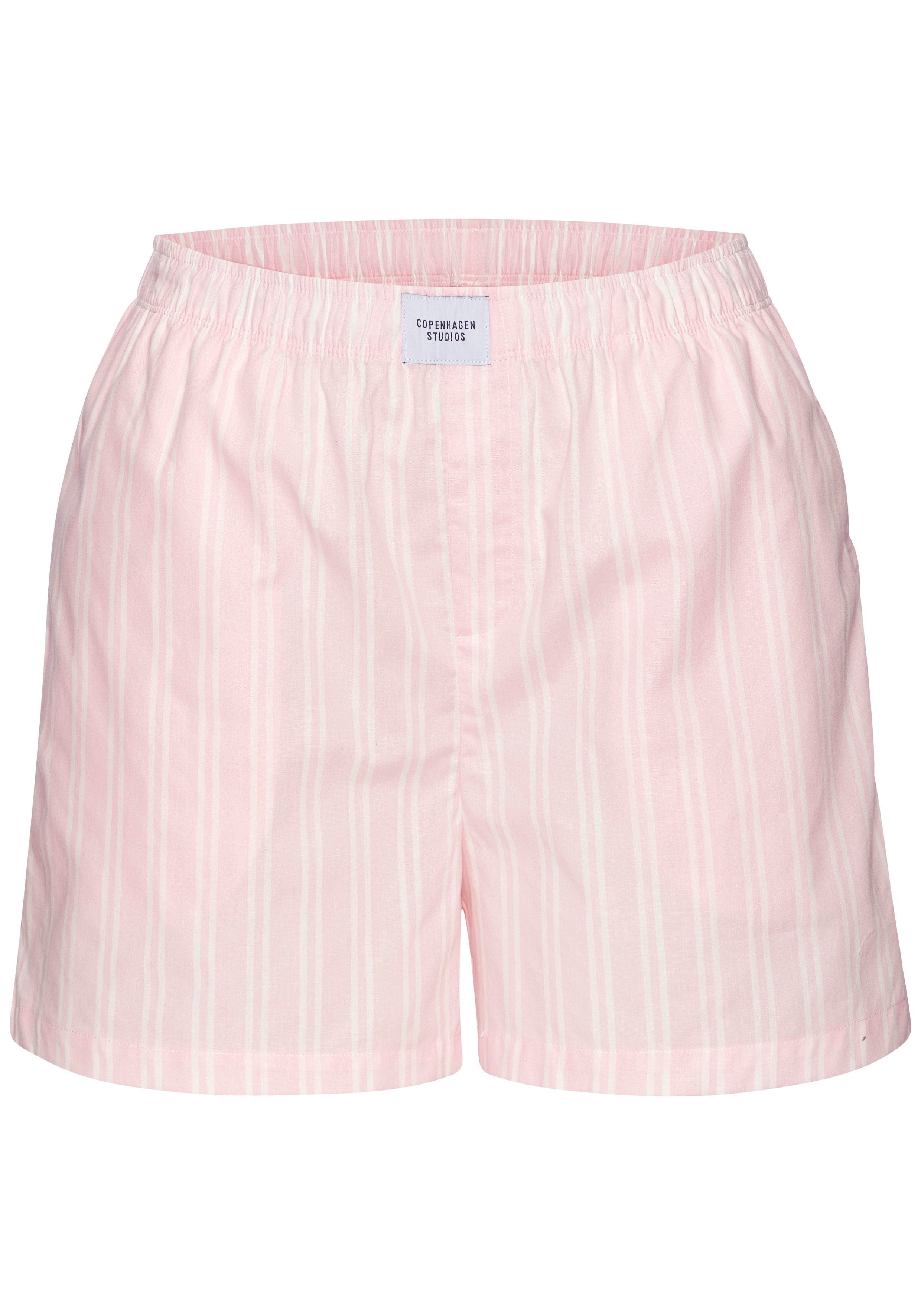 Copenhagen Studios Pyjamashorts aus fein gewebter Baumwoll-Qualität