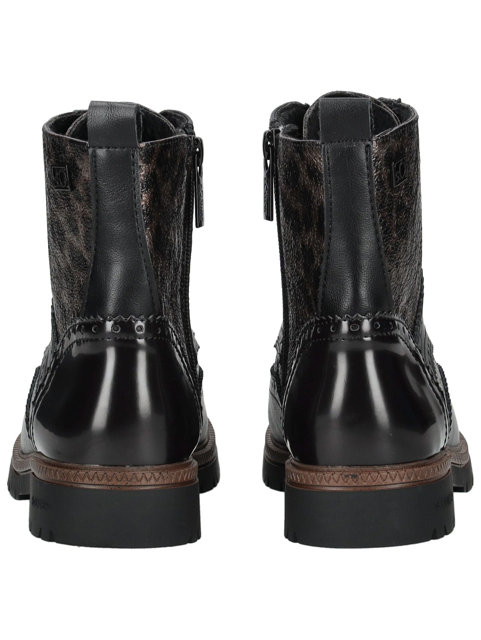 s.Oliver Schnürstiefelette »s.Oliver Stiefelette Lederimitat/Textil«