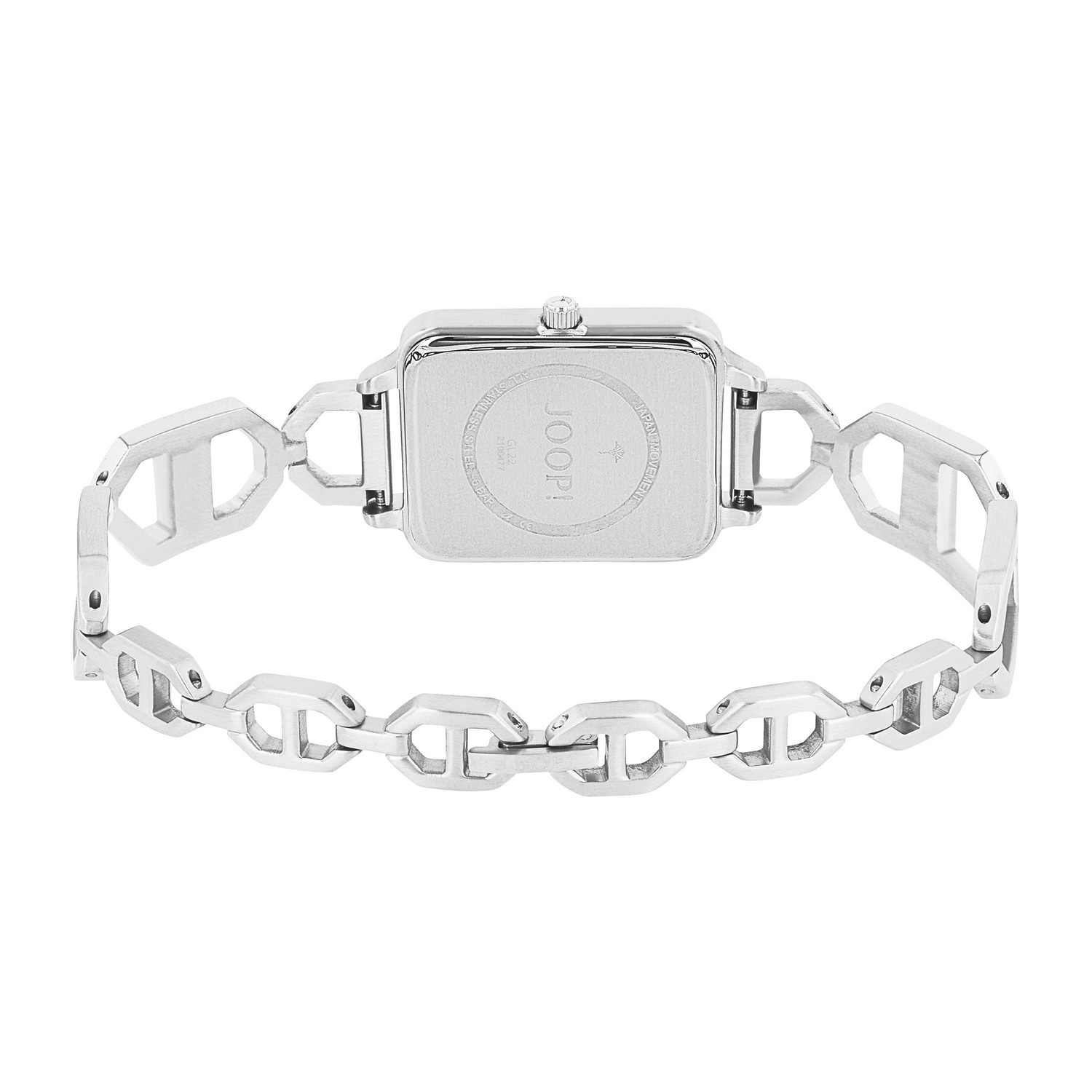 JOOP! Quarzuhr Armbanduhr, Damenuhr, Edelstahlarmband, analog