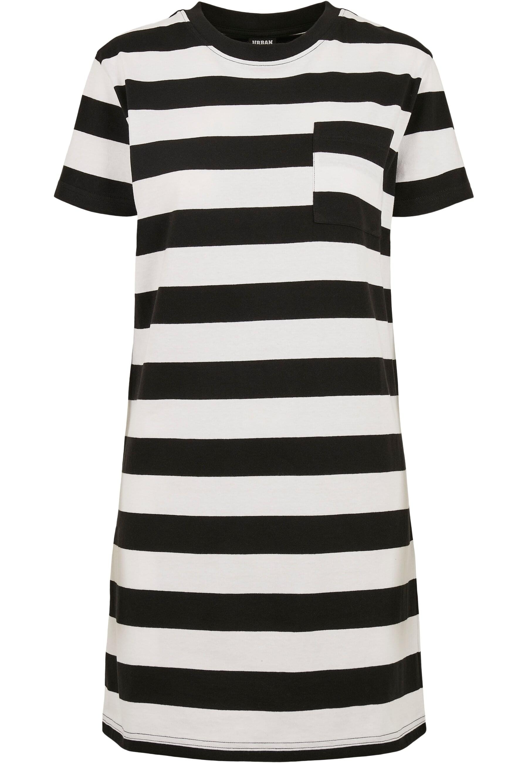 URBAN CLASSICS Shirtkleid "Urban Classics Damen Ladies Stripe Boxy Tee Dress", (1 tlg.)