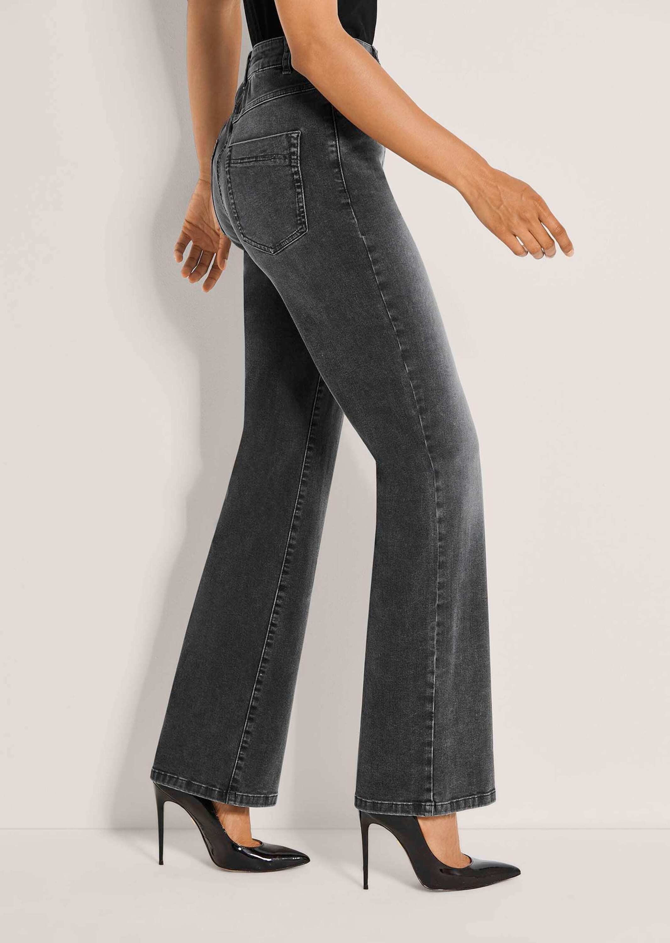 MADELEINE Regular-fit-Jeans »Hose Weite Jeans mit leichtem Bootcut«