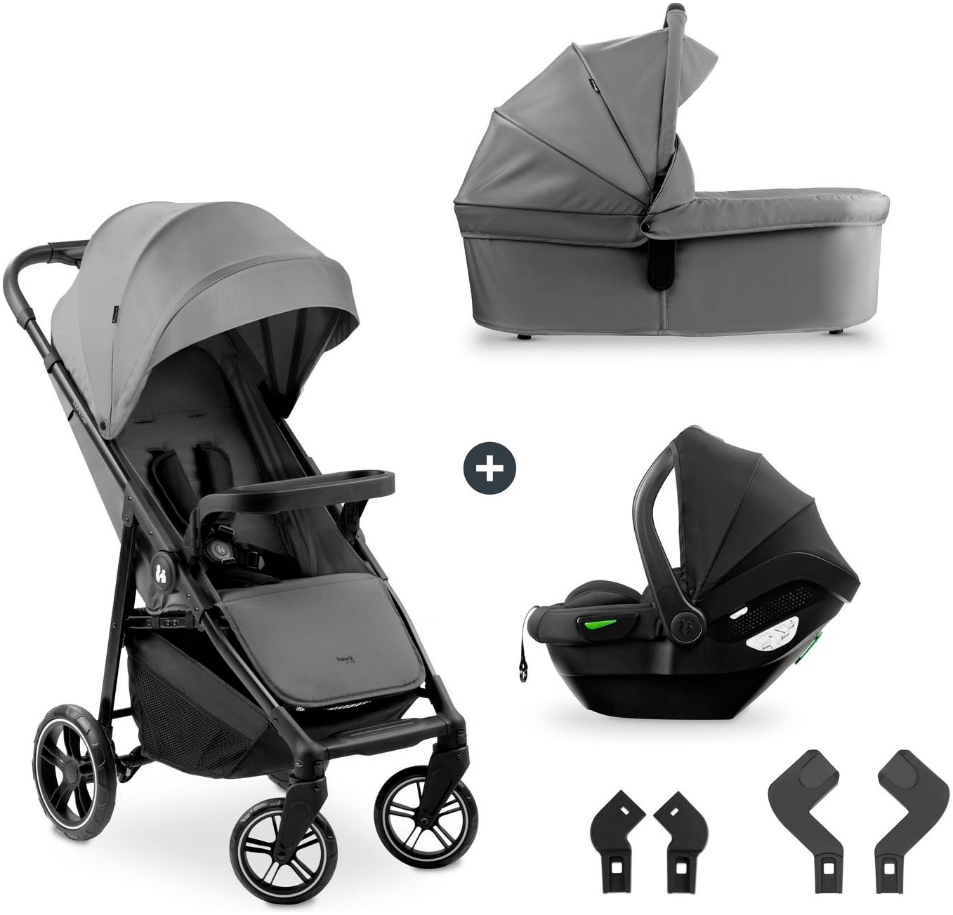 Kinder-Buggy »Shop N Care Trio Set«, inkl. Babyschale, Babywanne und Adapter