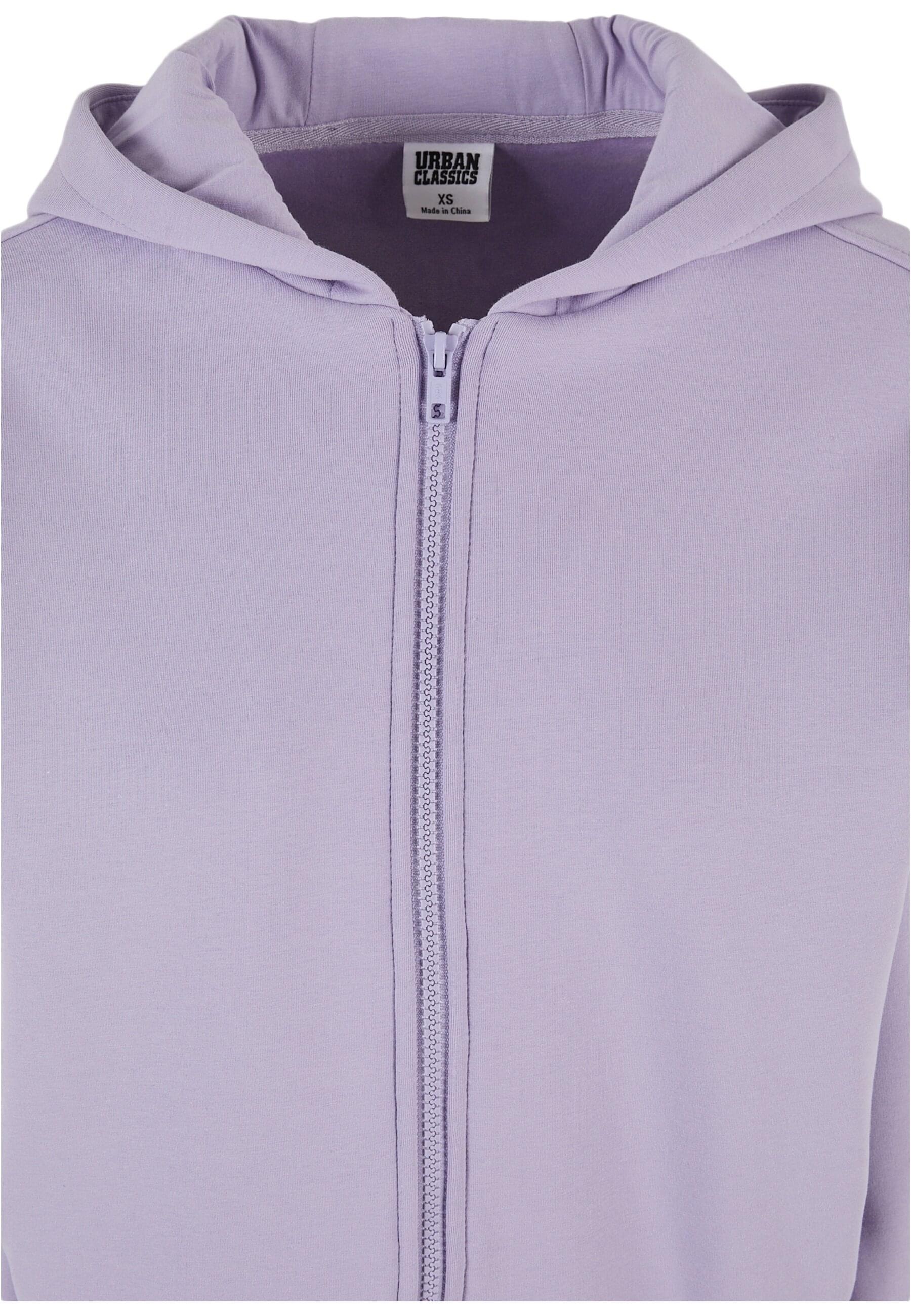 URBAN CLASSICS Sweatjacke »Urban Classics Damen Ladies Cozy Short Zip Hoody«