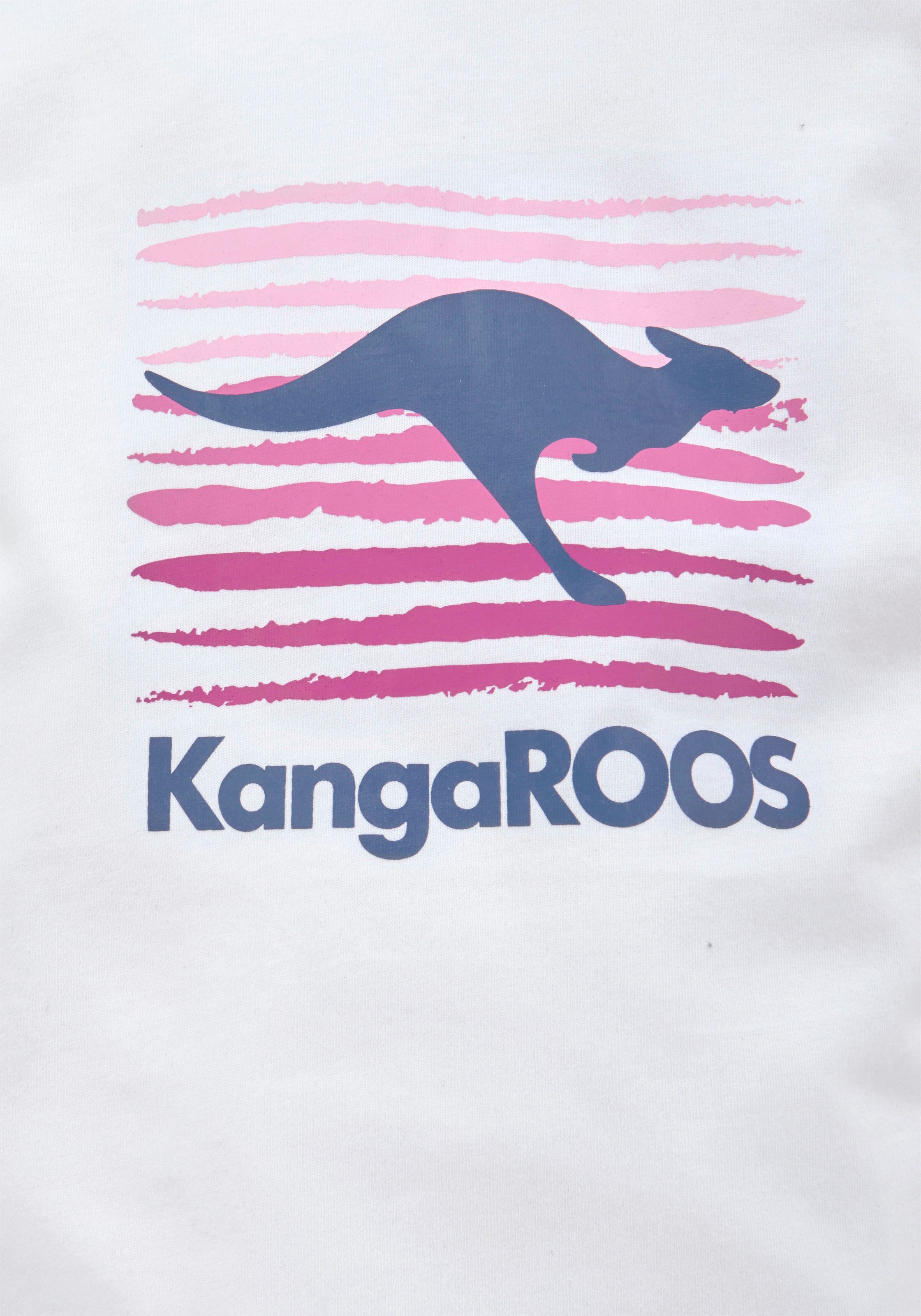 mit T-Shirt, KangaROOS Logodruck | BAUR online großem bestellen