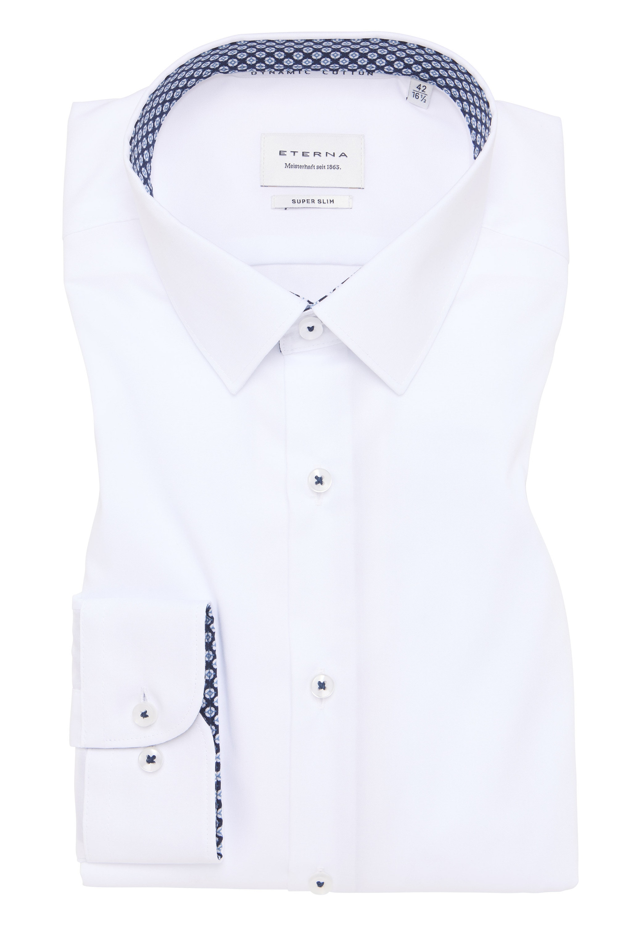 Eterna Langarmhemd »SUPER SLIM«, NON IRON (bügelfrei)