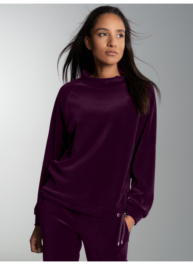 Sweatshirt »TRIGEMA Nicki Pullover mit Kordelzug«