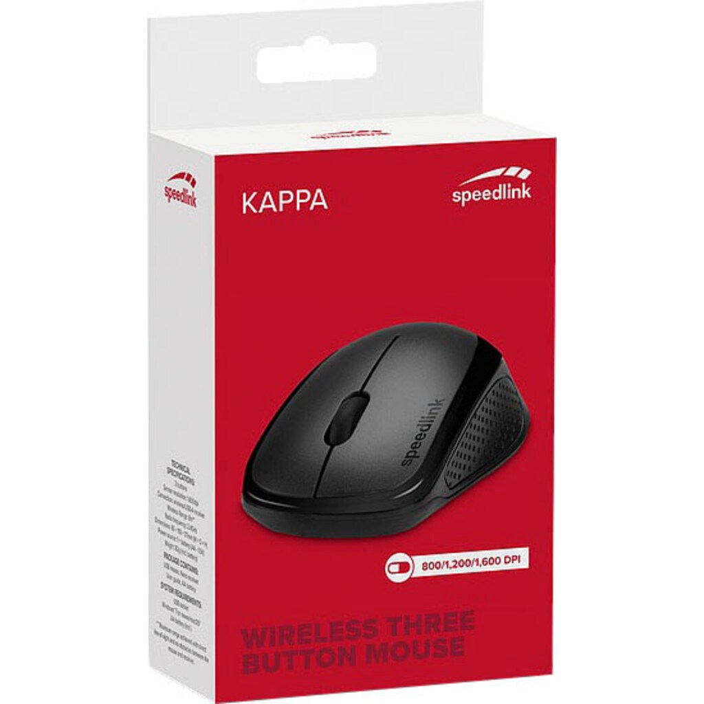 Speedlink Maus »KAPPA Wireless«