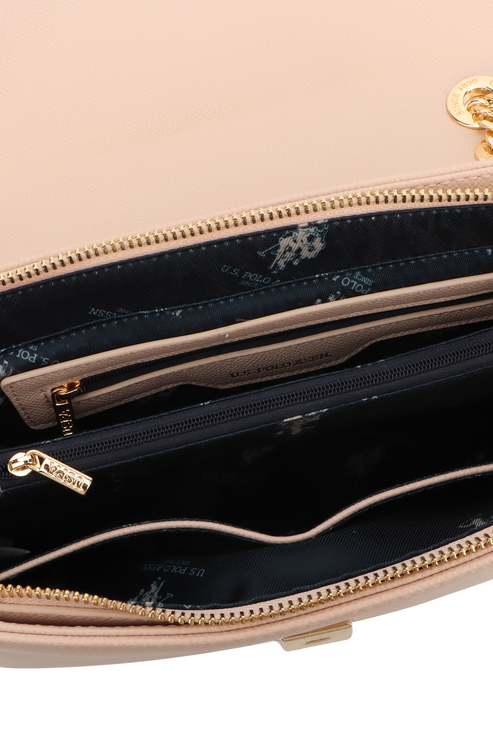 U.S. Polo Assn. Schultertasche »JONES CHIC LARGE FLAP CROSSBODY BAG . Damen« Schultertasche Damen, Abendtasche, Fashion, Lifestyle, Sale