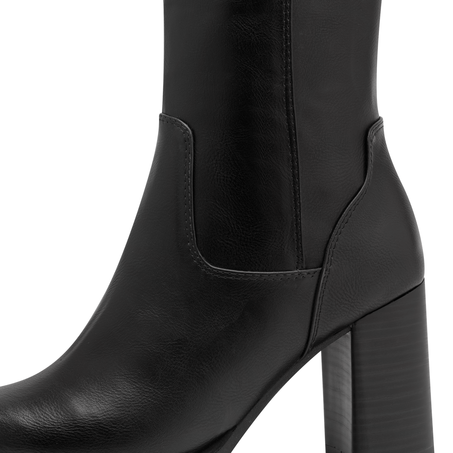 MARCO TOZZI Stiefel  , Blockabsatz, Langschaftstiefel in veganer Verarbeitung