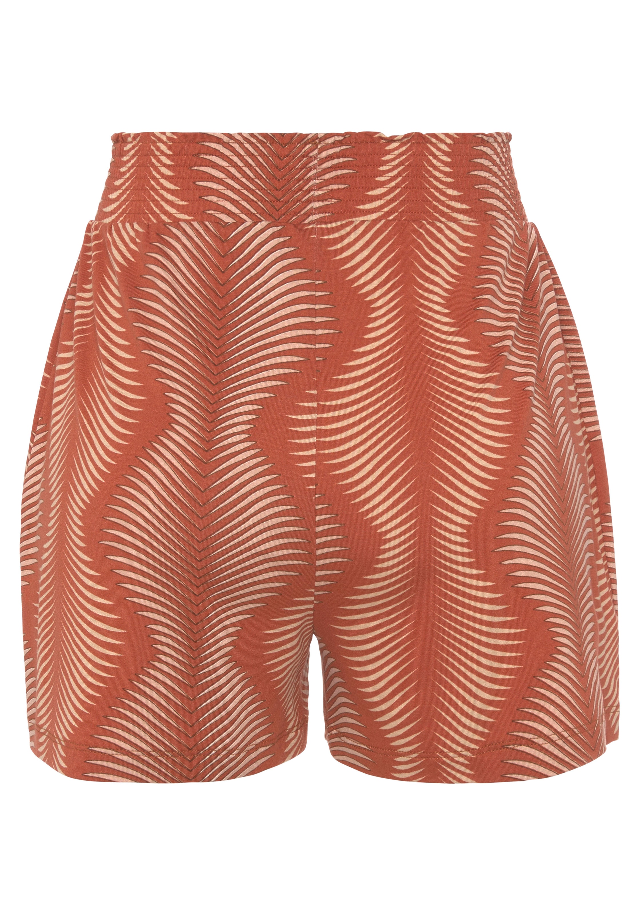 LASCANA Pyjamashorts, (1 tlg.), mit modisch hoher BAUR Taille bestellen 