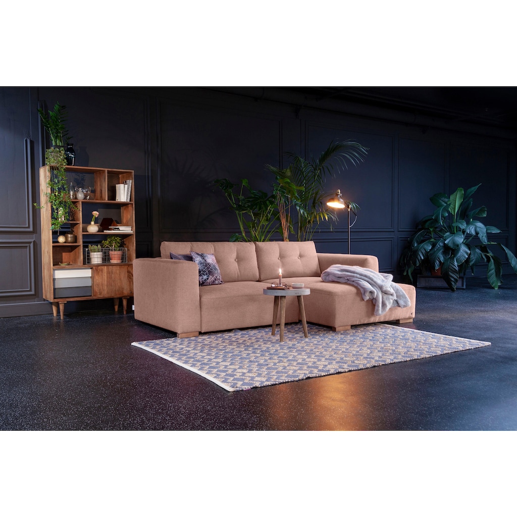 TOM TAILOR HOME Ecksofa »HEAVEN CHIC S«, aus der COLORS COLLECTION, wahlweise mit Bettfunktion & Bettkasten