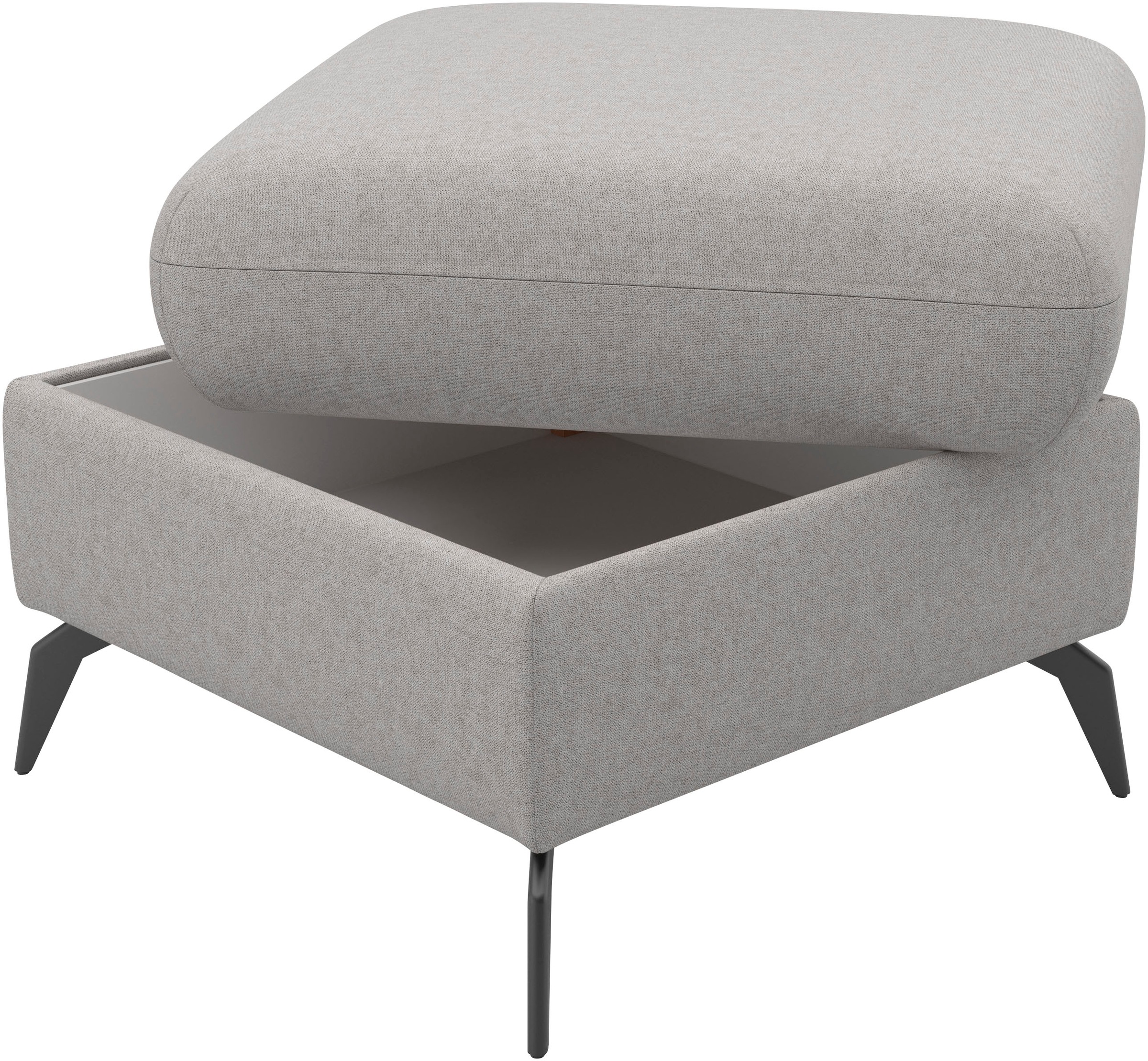 Home affaire Polsterhocker »Rochelle« 1 Stk. tlg. moderne 15 cm Metallfüße