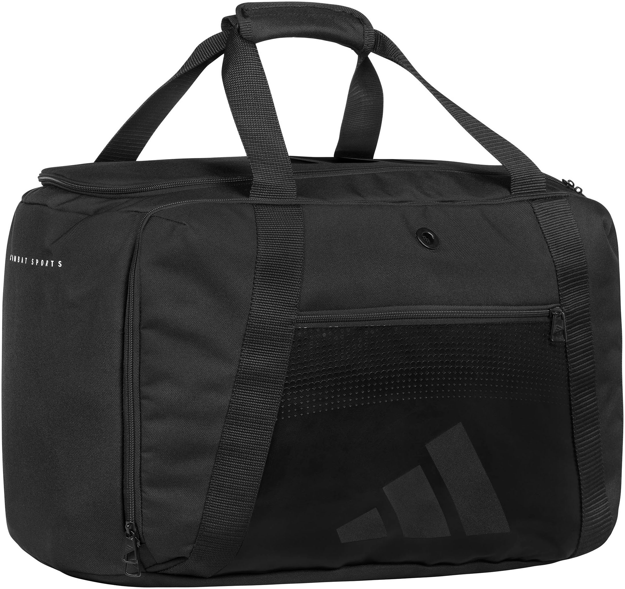 adidas Performance Sporttasche »Duffle Combat Sports black/white M«, Belüftetes, wasserdichtes Fach, verhindert Geruchsbelästigung