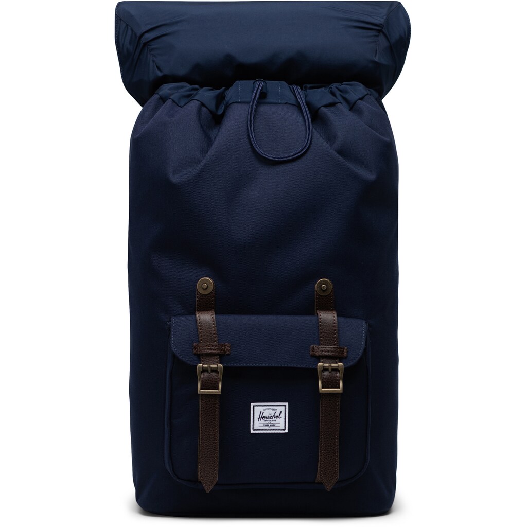 Herschel Laptoprucksack »Classic, Little America, Peacoat/Coffee«