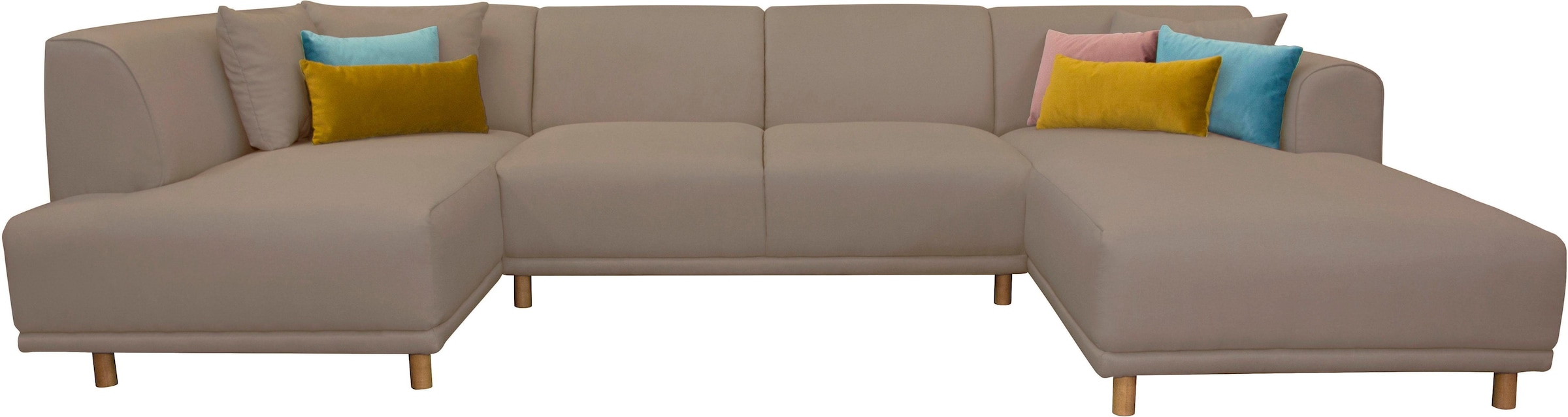 OTTO home Wohnlandschaft "Maroon U-Form" in skandinavischem Design, mit los günstig online kaufen