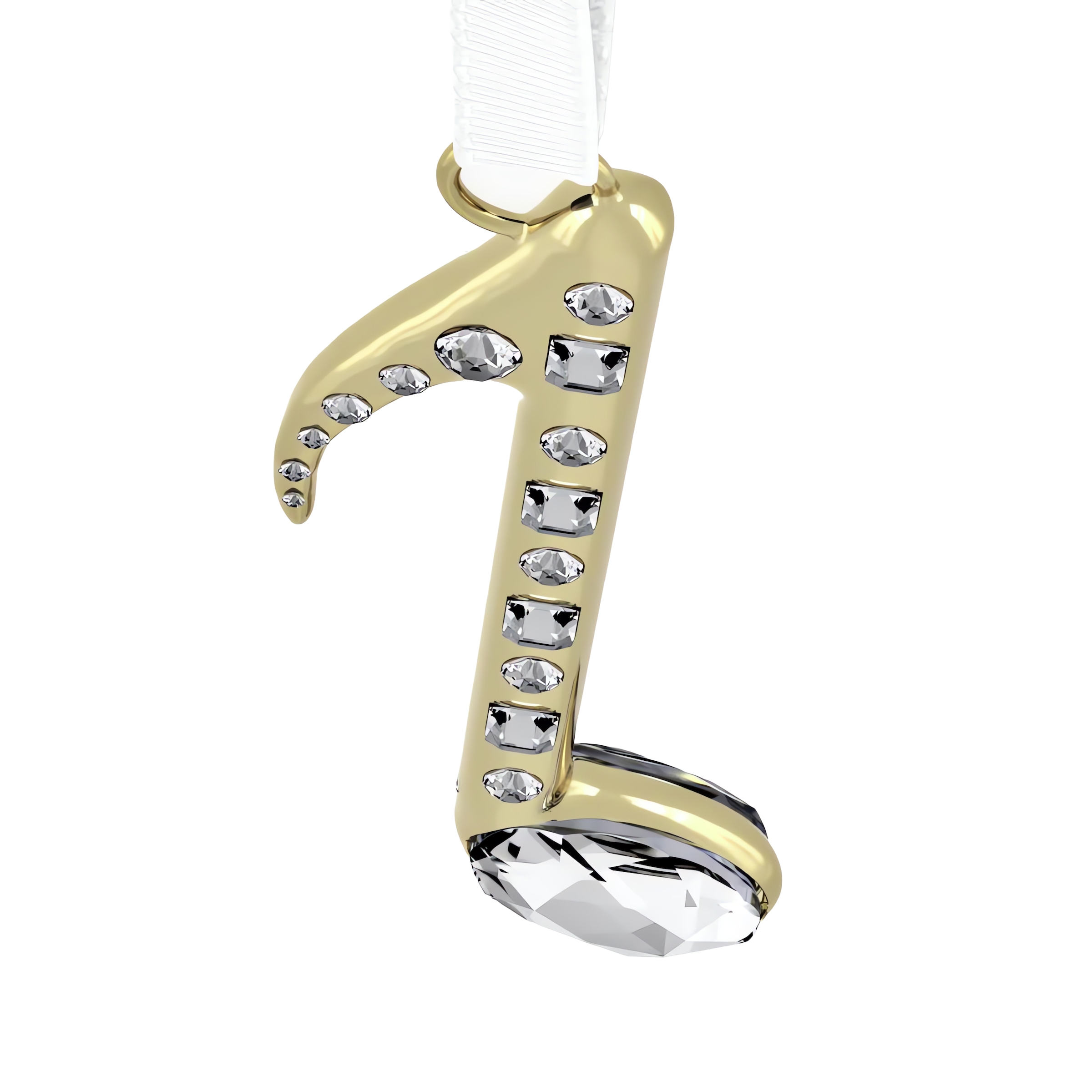 Swarovski Dekohänger »Kristallfigur Sammelfigur Musiknote Ornament«, (1 St.), Swarovski® Kristall