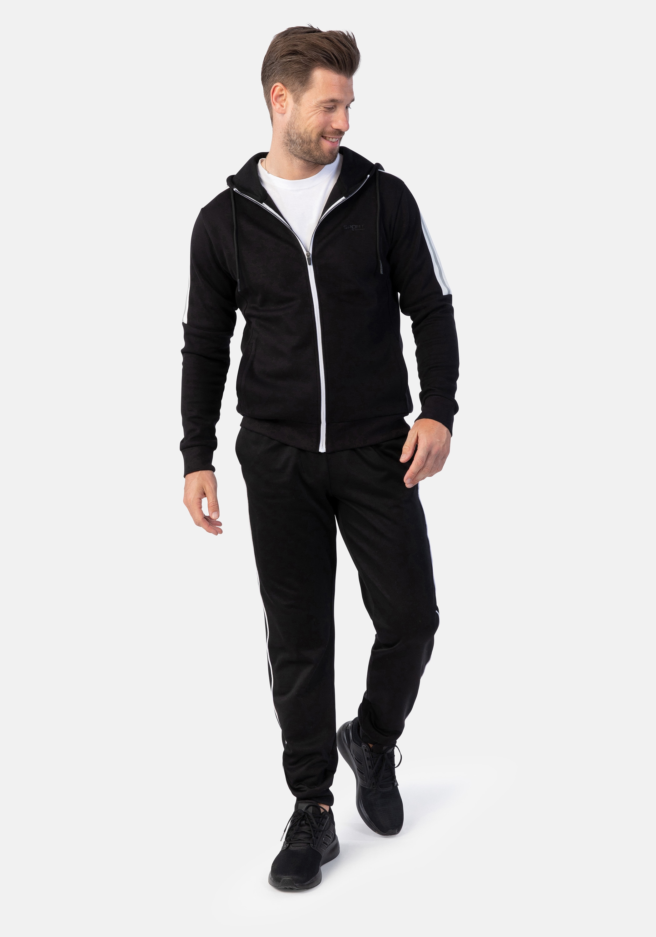 Stooker Men "STEWART Sweatjacke French Terry mit Kapuze" Regular Fit Casual Sweat für Herren