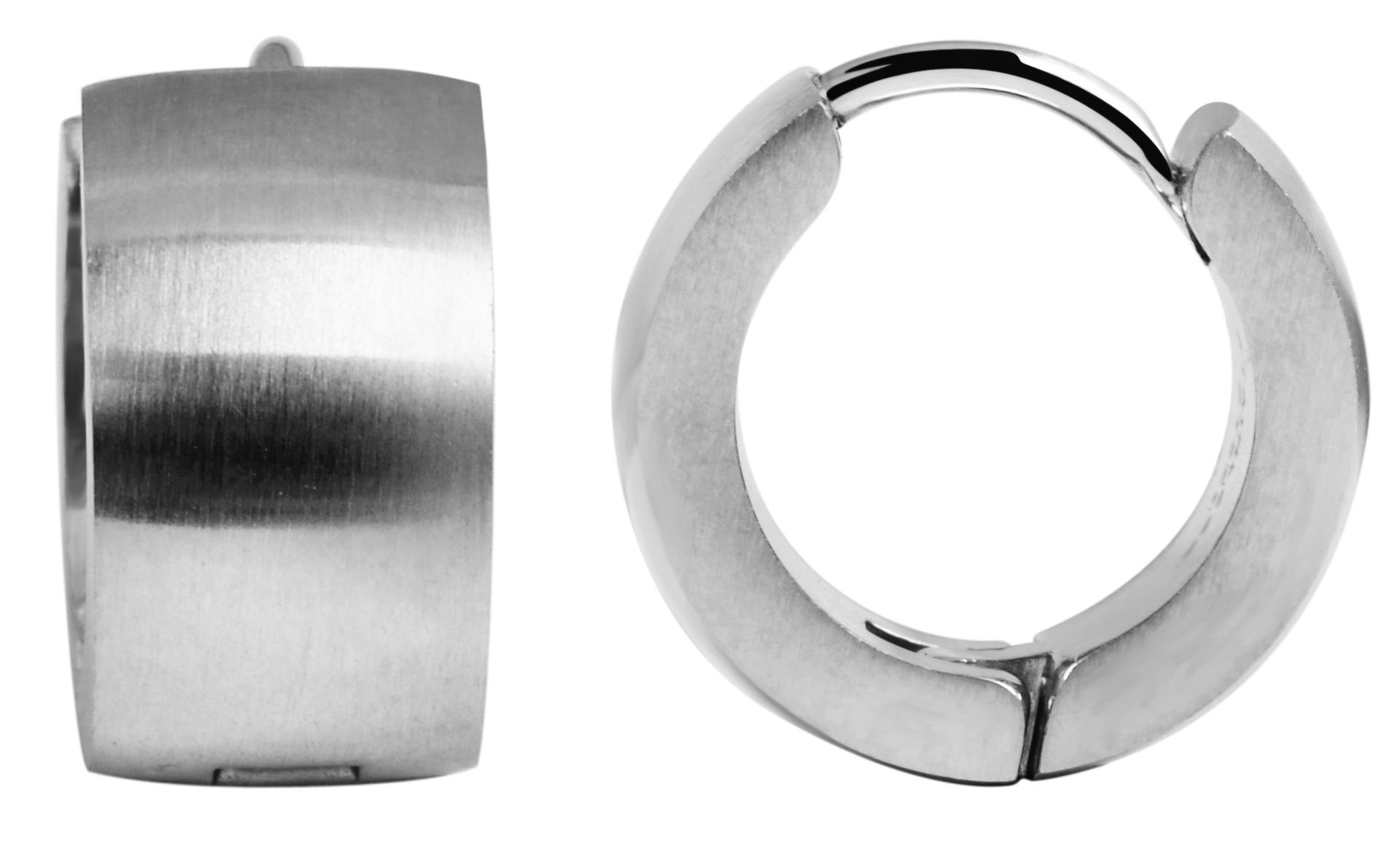 Adelia´s Paar Creolen »Damen Ohrringe – Creole aus Edelstahl« Ideal zum Verschenken – schlicht und stilvoll