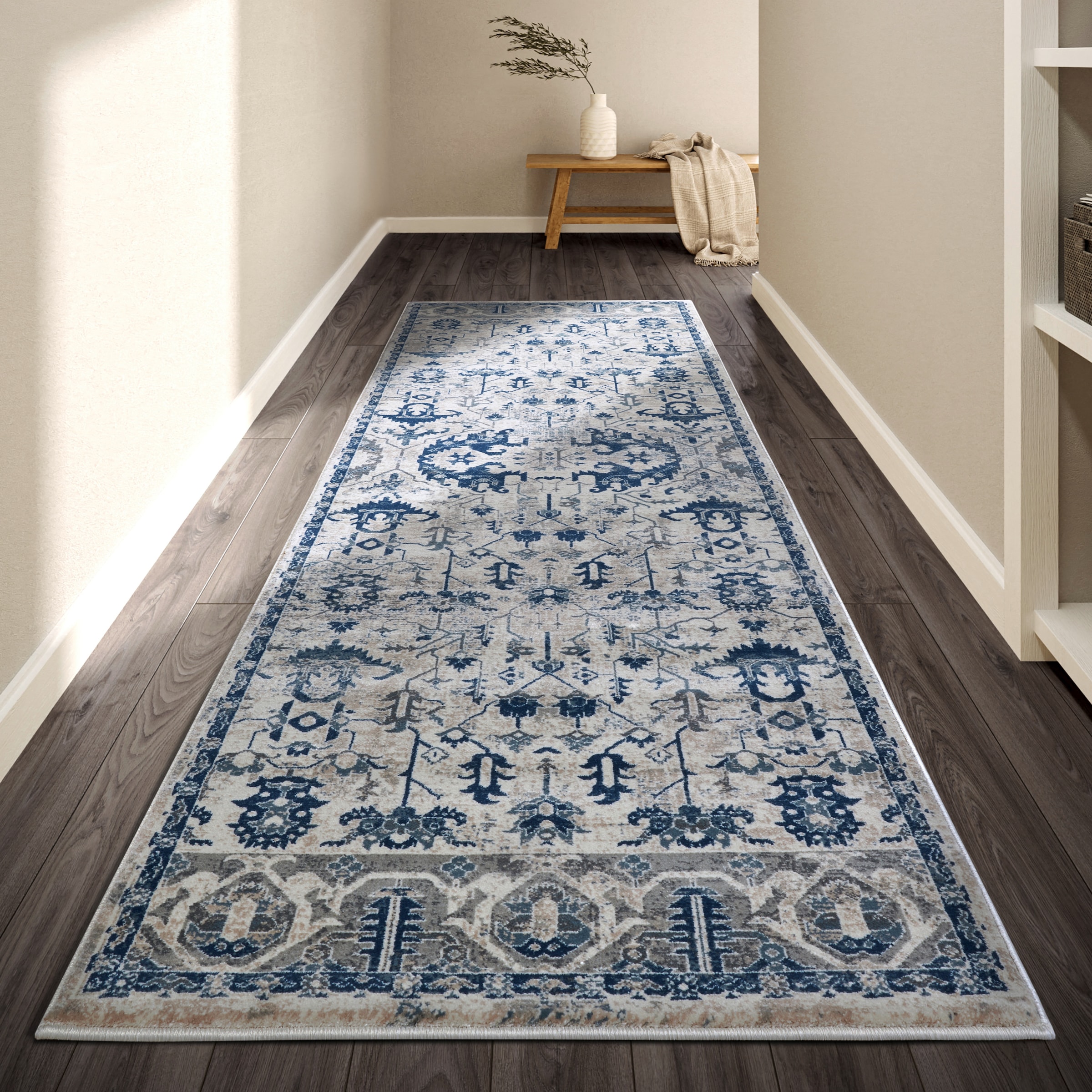 Villeroy & Boch Teppich "Emmanuel" rechteckig 11 mm Höhe Läufer, Orient, Wohnzimmer, Schlafzimmer, Klassisch, Kurzflor, Weich