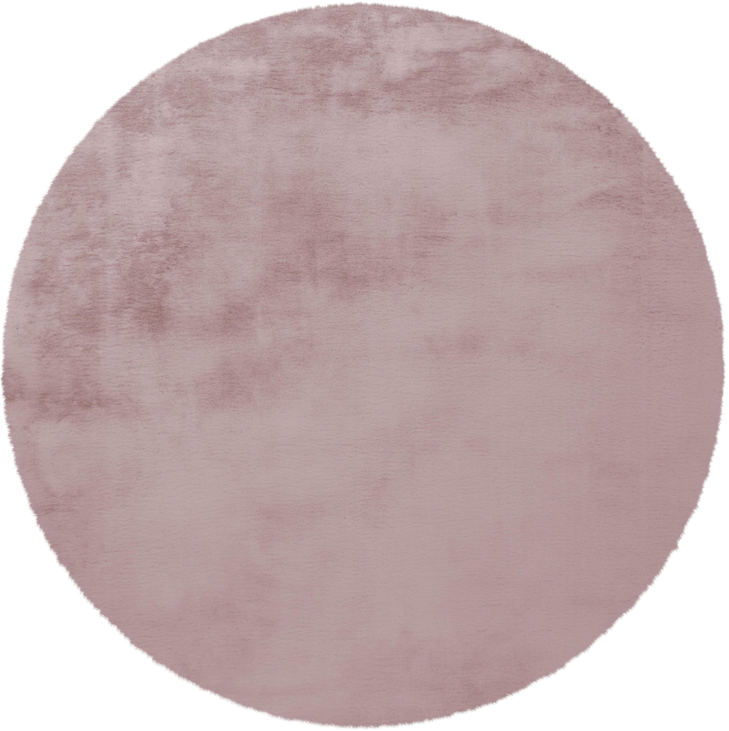 Arte Espina Fellteppich »Rabbit 100«, rund, 45 mm Höhe, Kunstfell, Kaninchenfell-Haptik, supersoft, Hochflorteppich